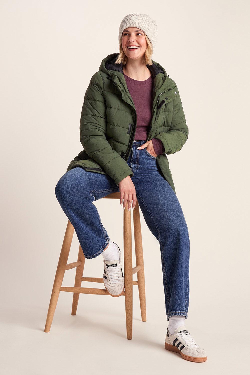 Dark Green Sleight Short Insulated Parka, Image 2 of 6