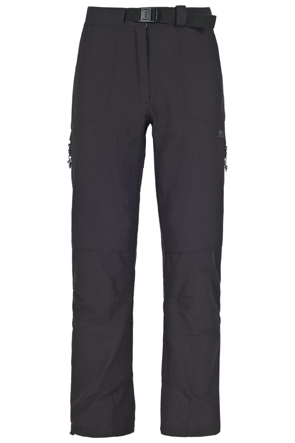 Black Escaped Quick Dry Active Trousers