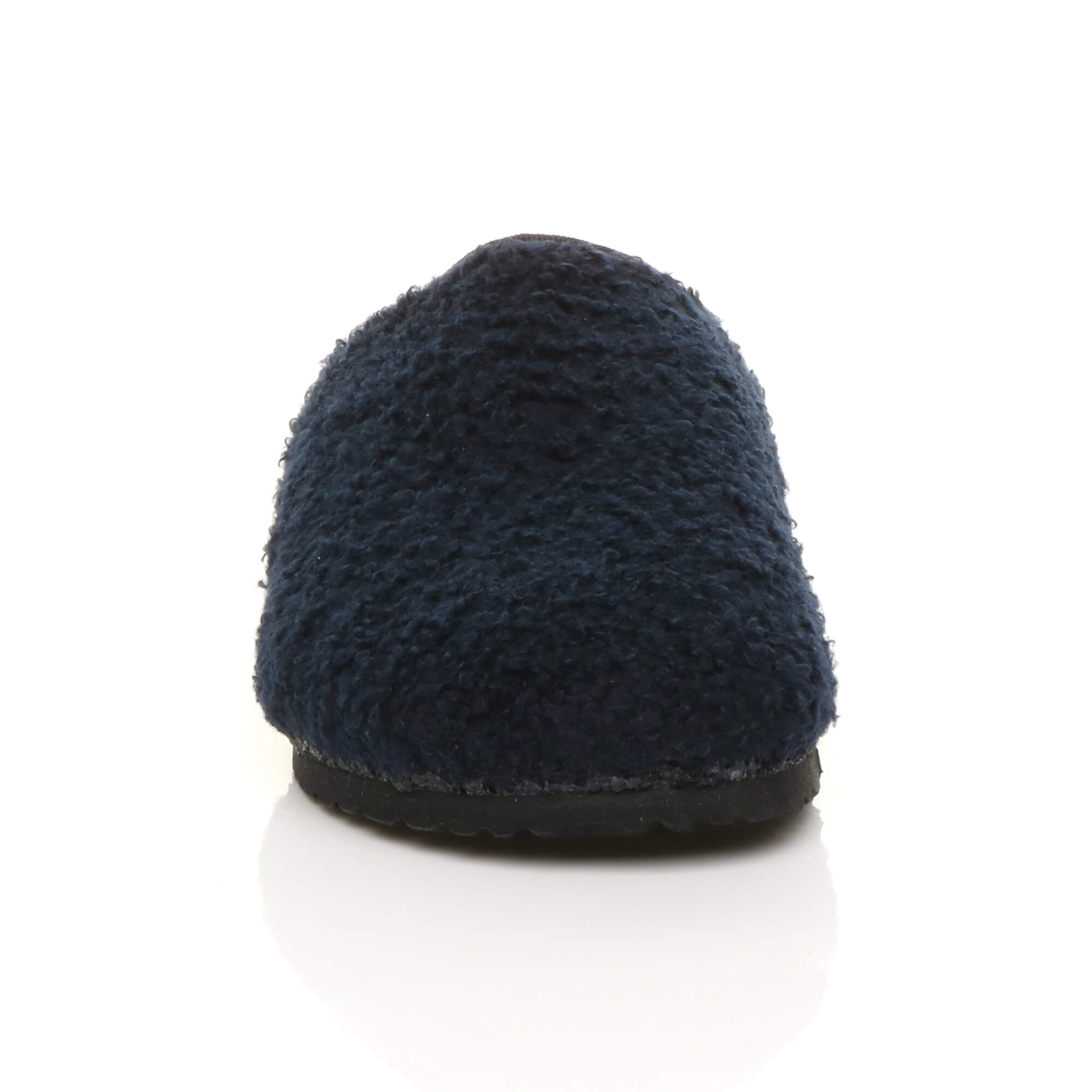 Navy Blue AJVANI Navy Blue Footbed Mules Slippers, Image 6 of 6