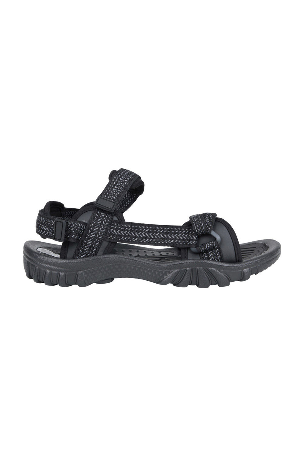 Black Cyprus Chevron Sandals, Image 4 of 6