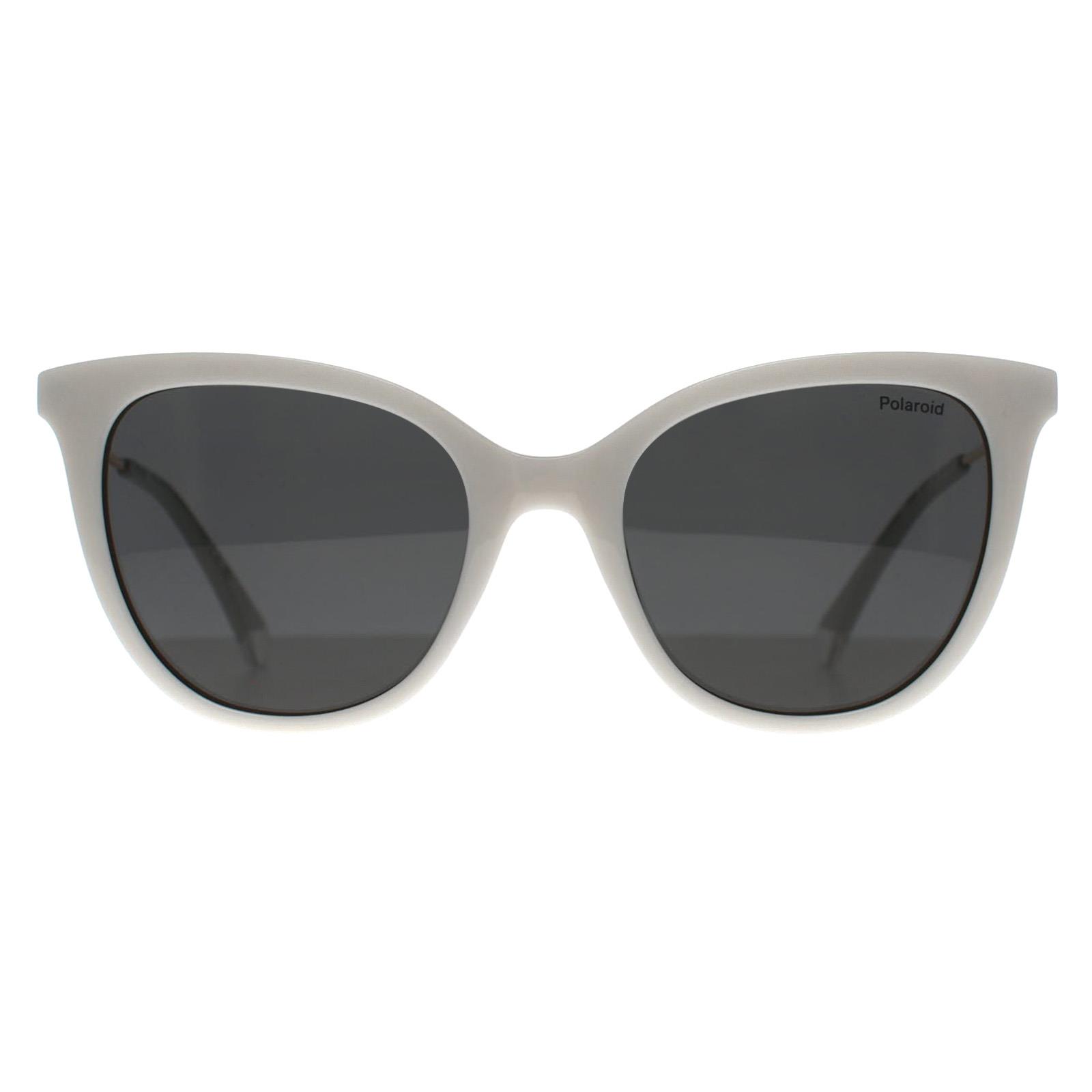 White Cat Eye White Grey Polarized PLD 4184/S/X, Image 1 of 3