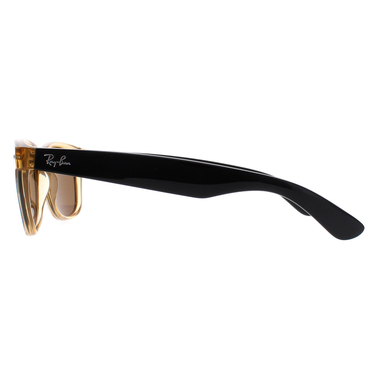 Brown Ray-Ban Brown Rectangle Honey Crystal Brown Polarized Sunglasses, Image 3 of 5