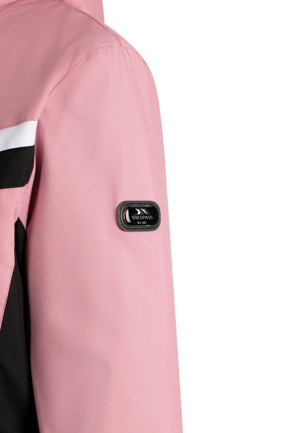 Pink Trespass Pink Emma Padded Ski Jacket, Image 3 of 4