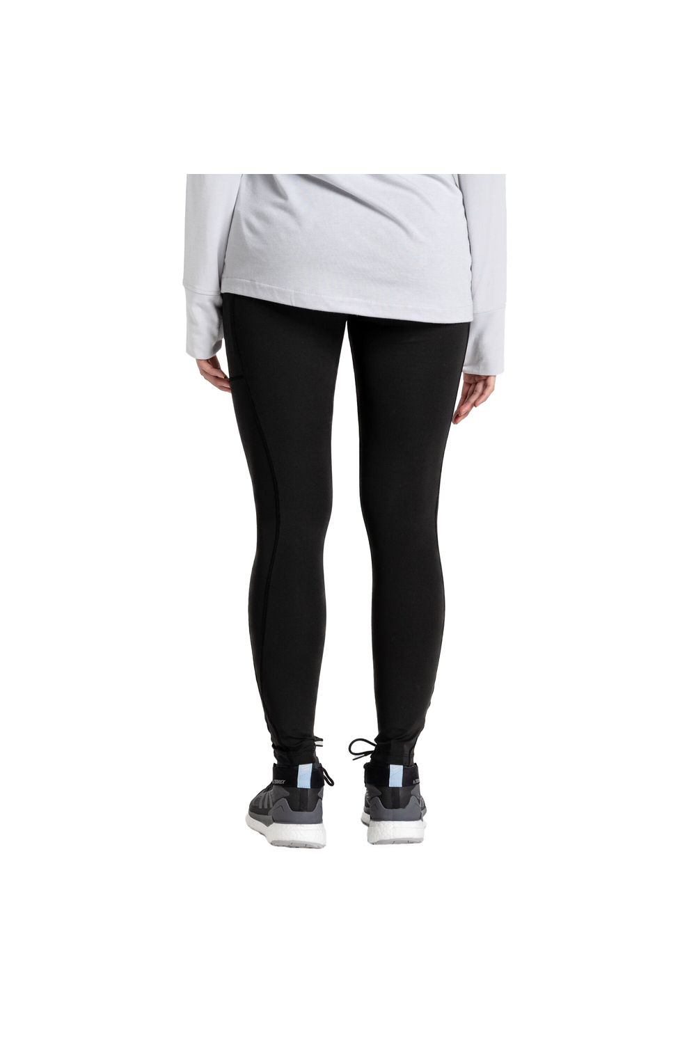 Black Kiwi Pro Plain Leggings, Image 3 of 3