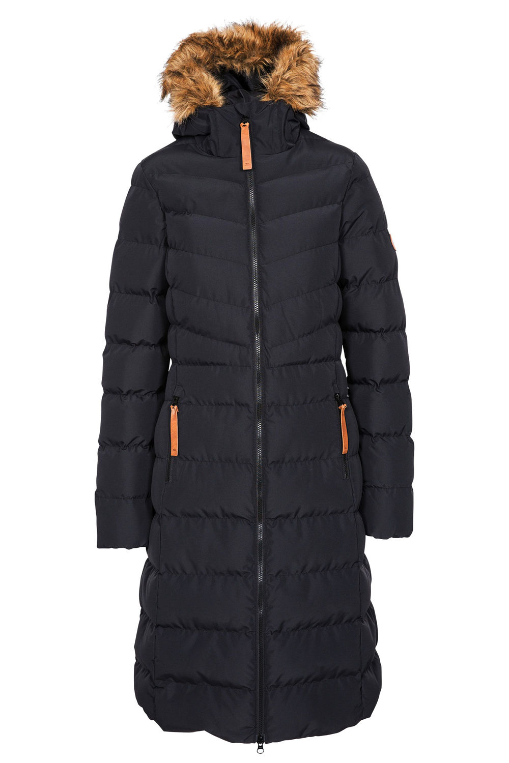 Black Trespass Black Audrey Padded Jacket, Image 1 of 6