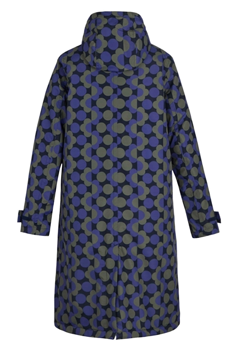 Multi Orla Kiely Floral Long Waterproof Jacket, Image 2 of 6