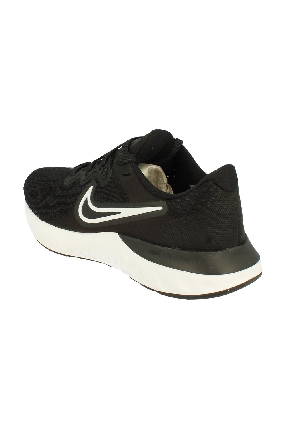 Black Nike Womens Renew Run 2 Running Trainers, Image 3 of 6