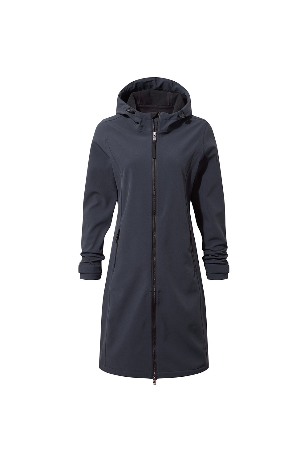 Indigo Enya Longline Waterproof Softshell Jacket, Image 6 of 6