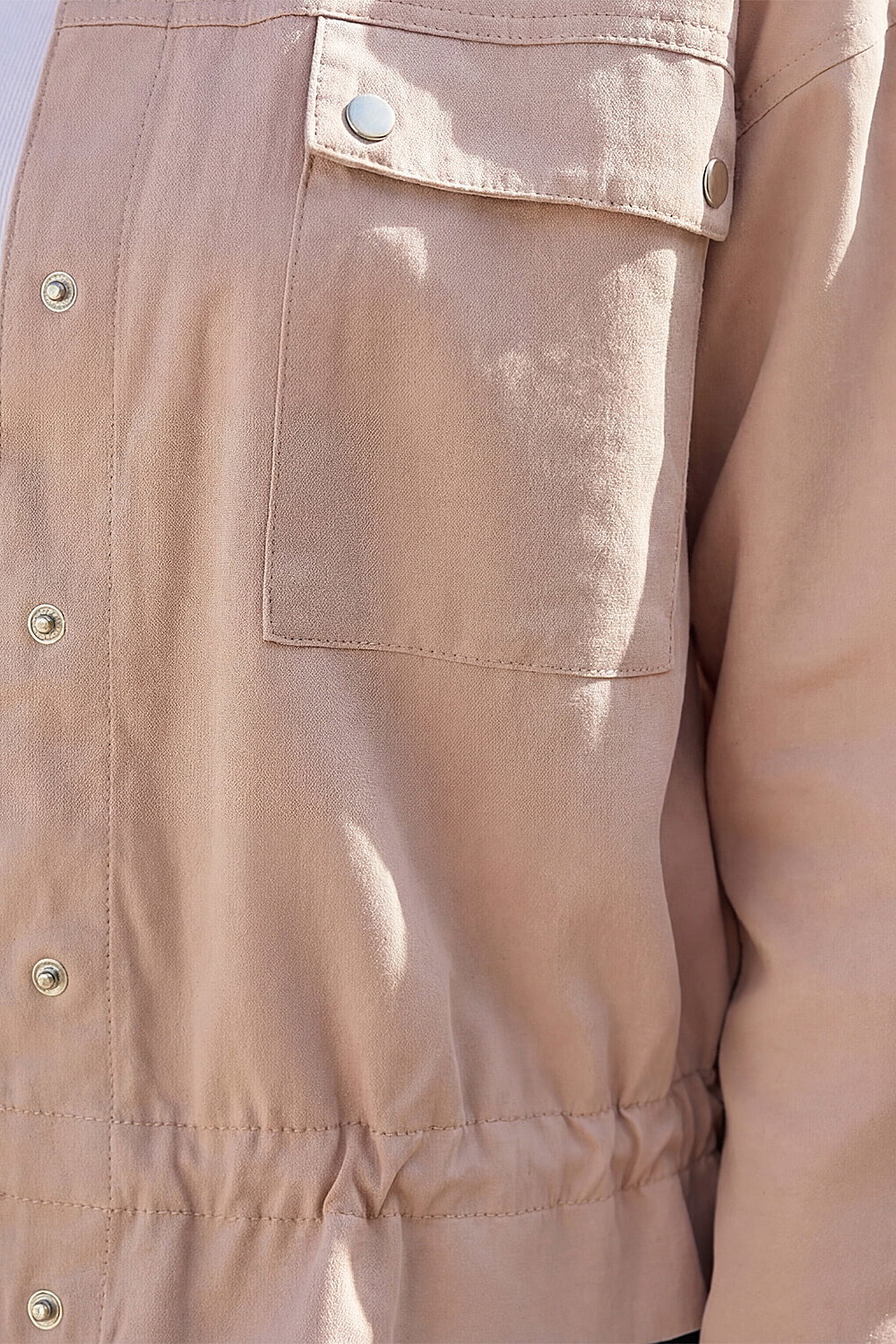 Stone Utility Collared Pocket Stretch Jacket, Image 5 of 4