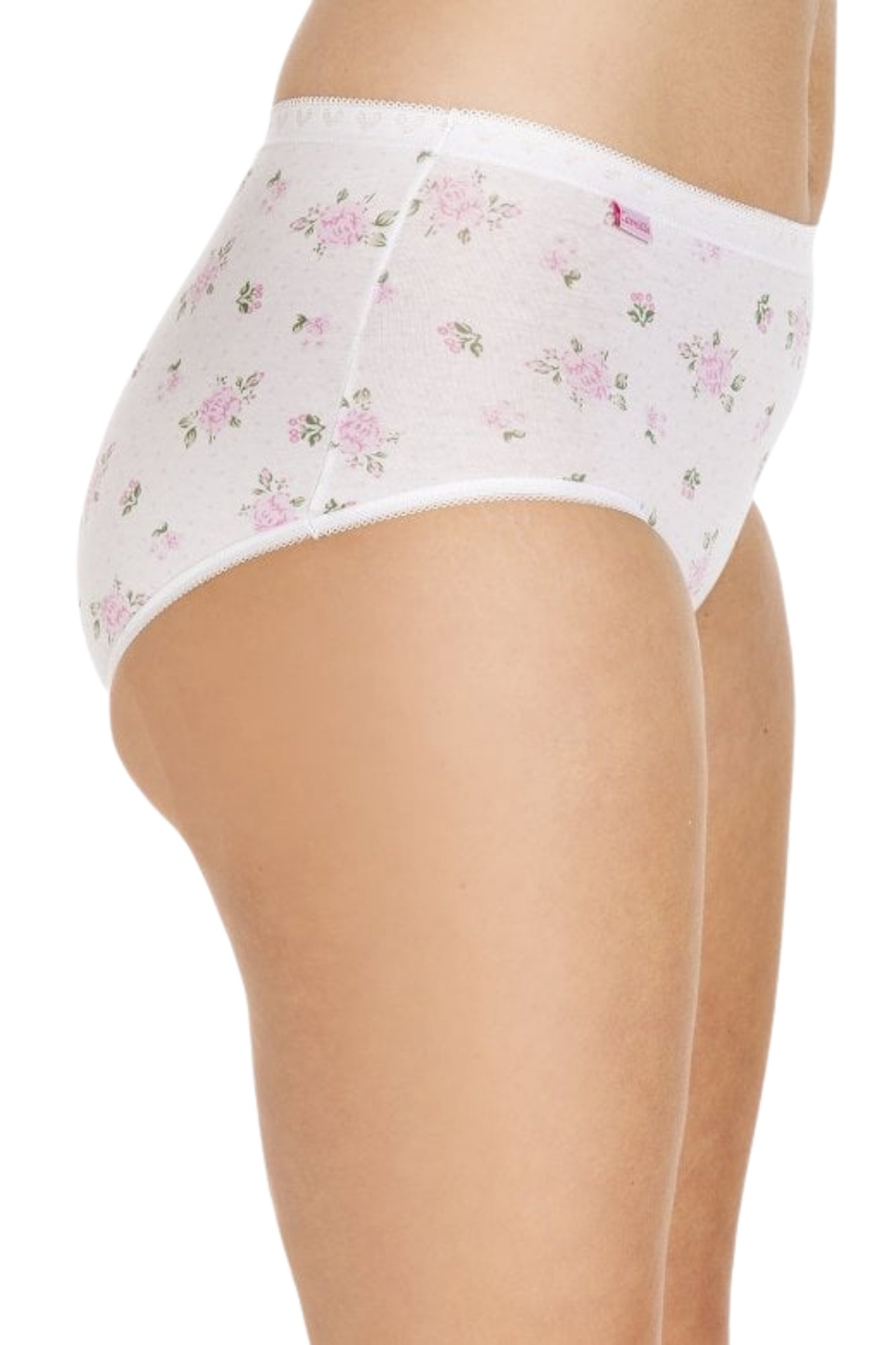 Multi Camille Lingerie Multi 3 Pack Cotton Maxi Briefs, Image 5 of 5
