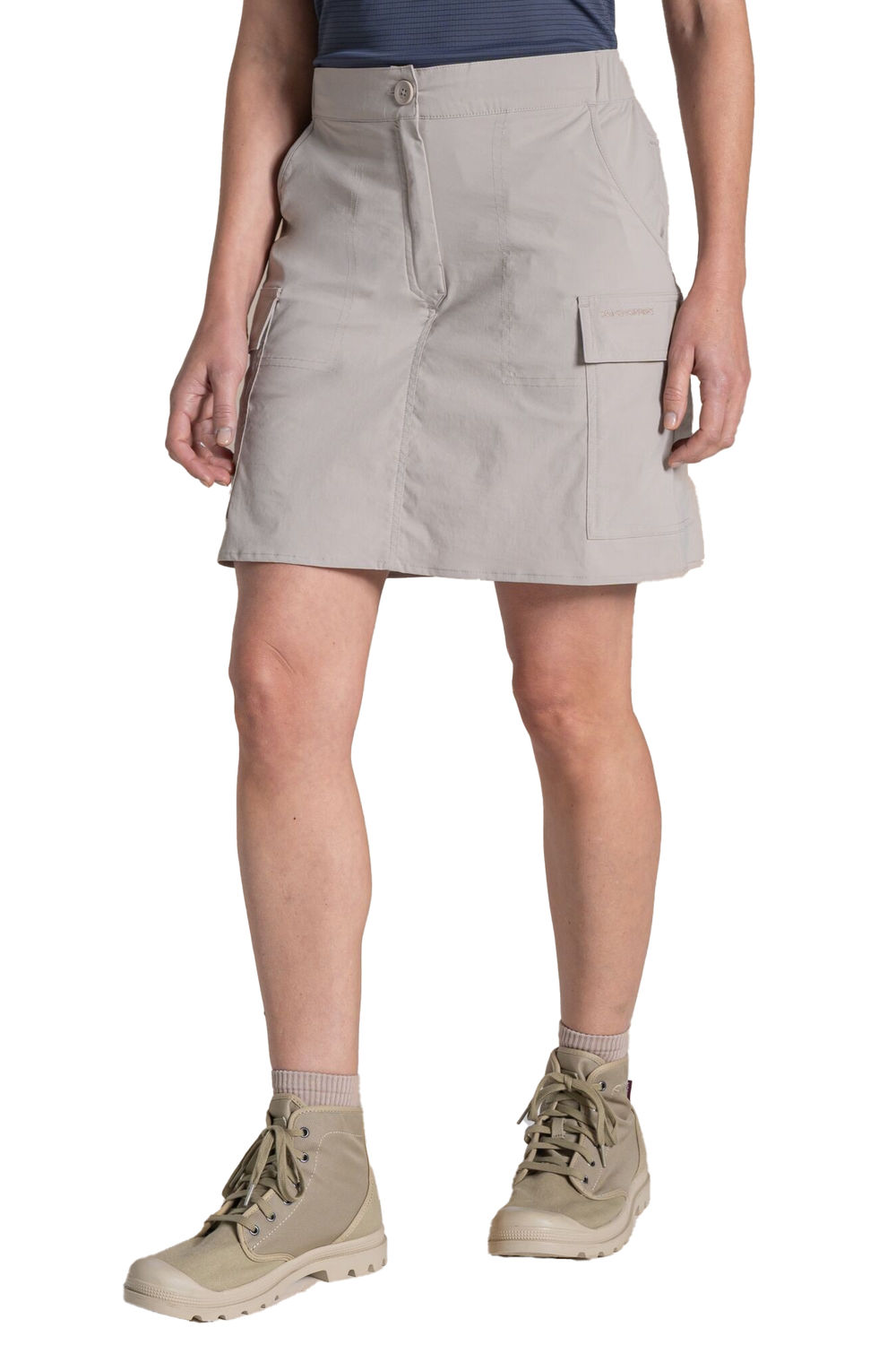 Taupe NosiLife Pro Cargo Skirt, Image 1 of 5