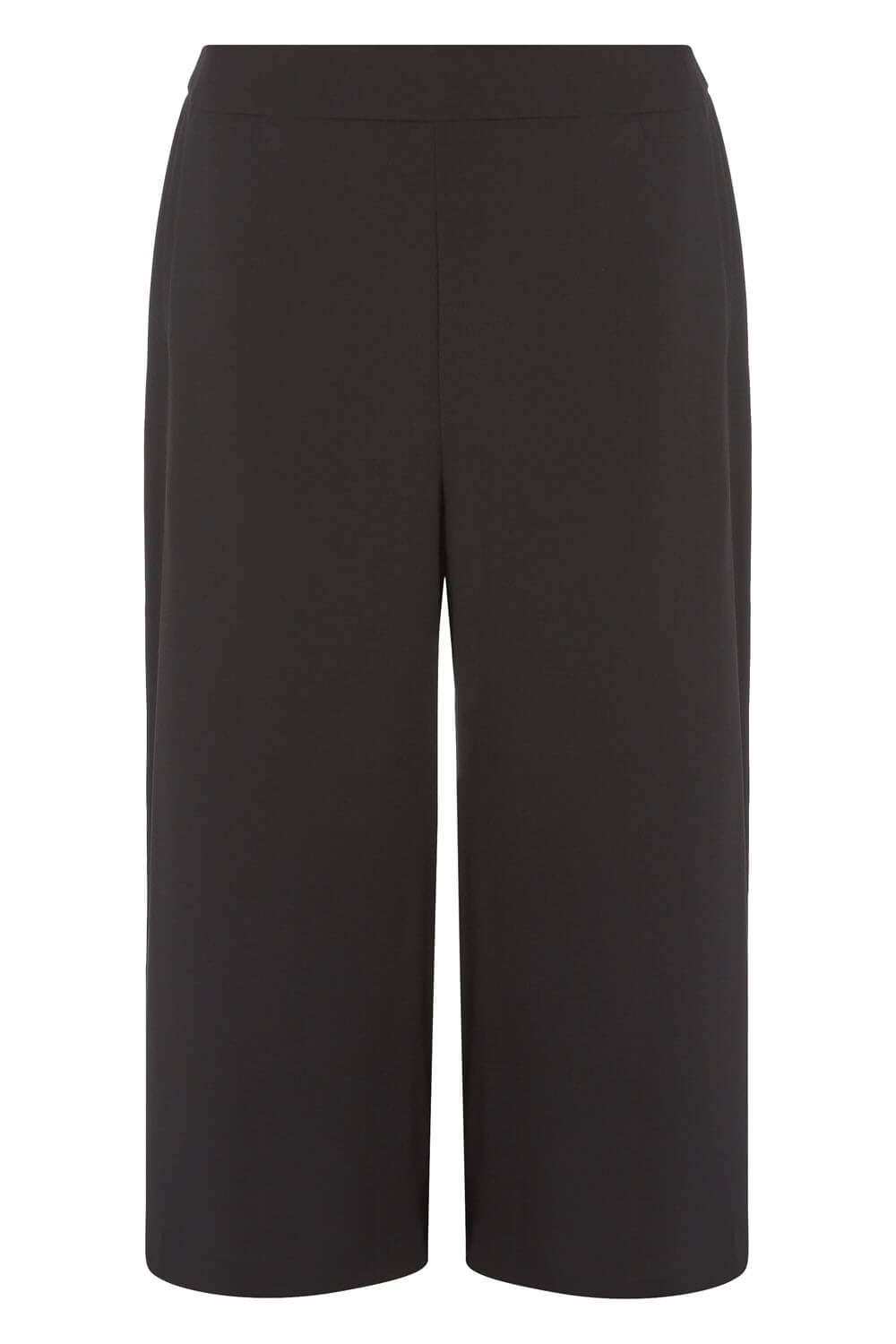 Black Wide Leg Culottes, Image 6 of 5