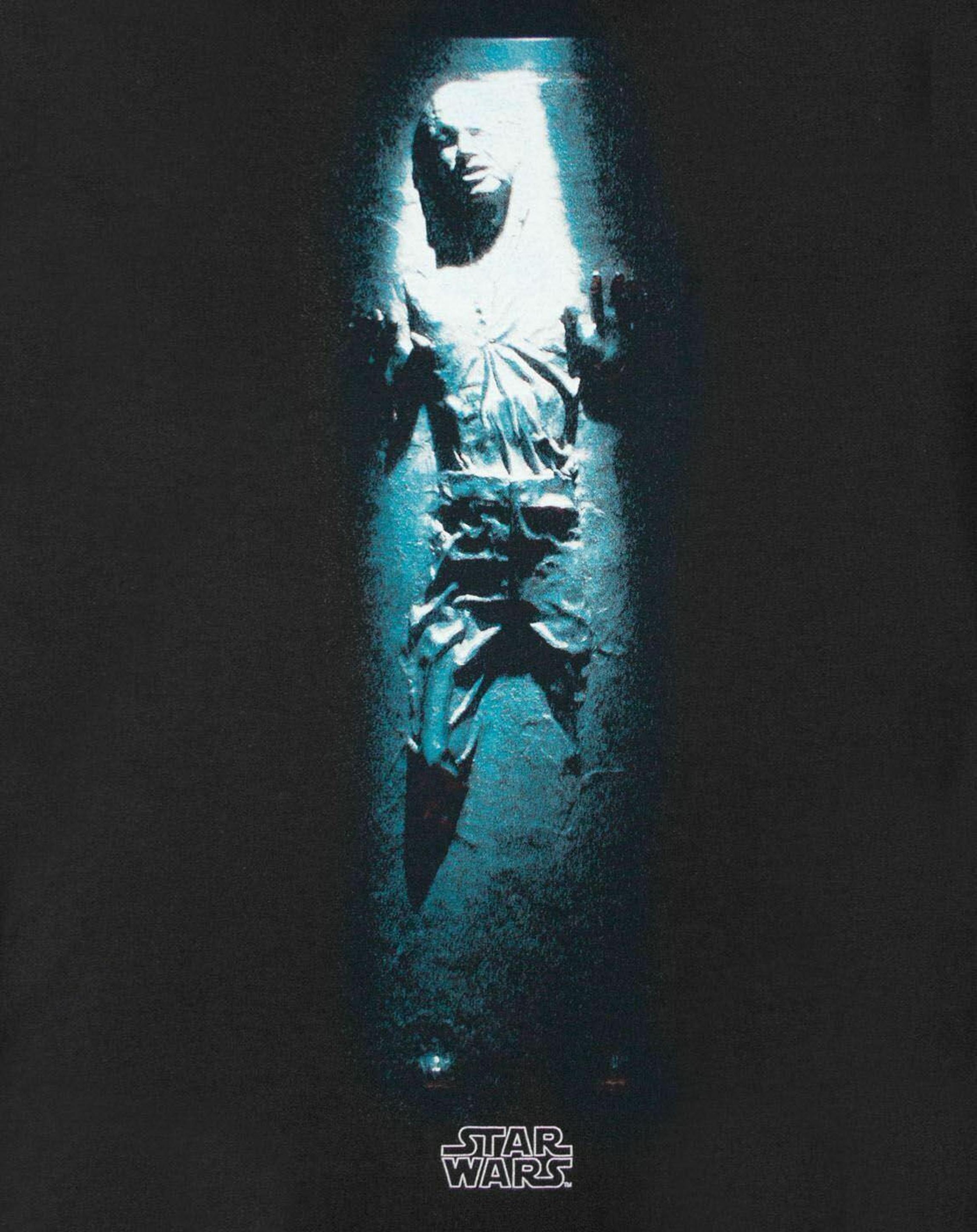 Black Star Wars Han Solo Carbonite Women's T-Shirt, Image 2 of 4