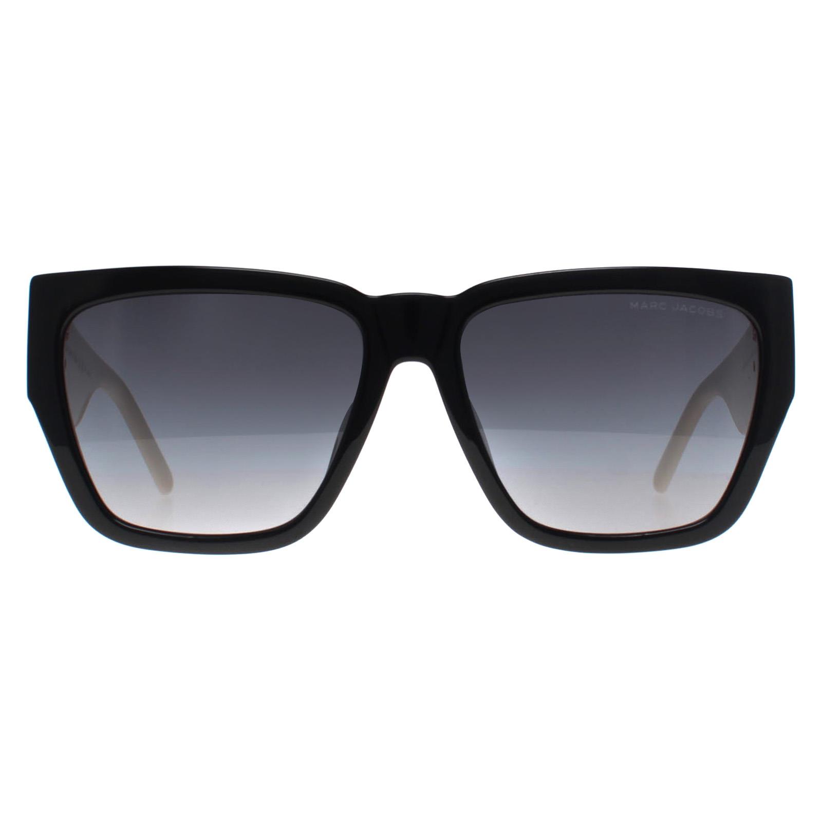 Black Square Black White Dark Grey Gradient MARC 646/S, Image 1 of 4