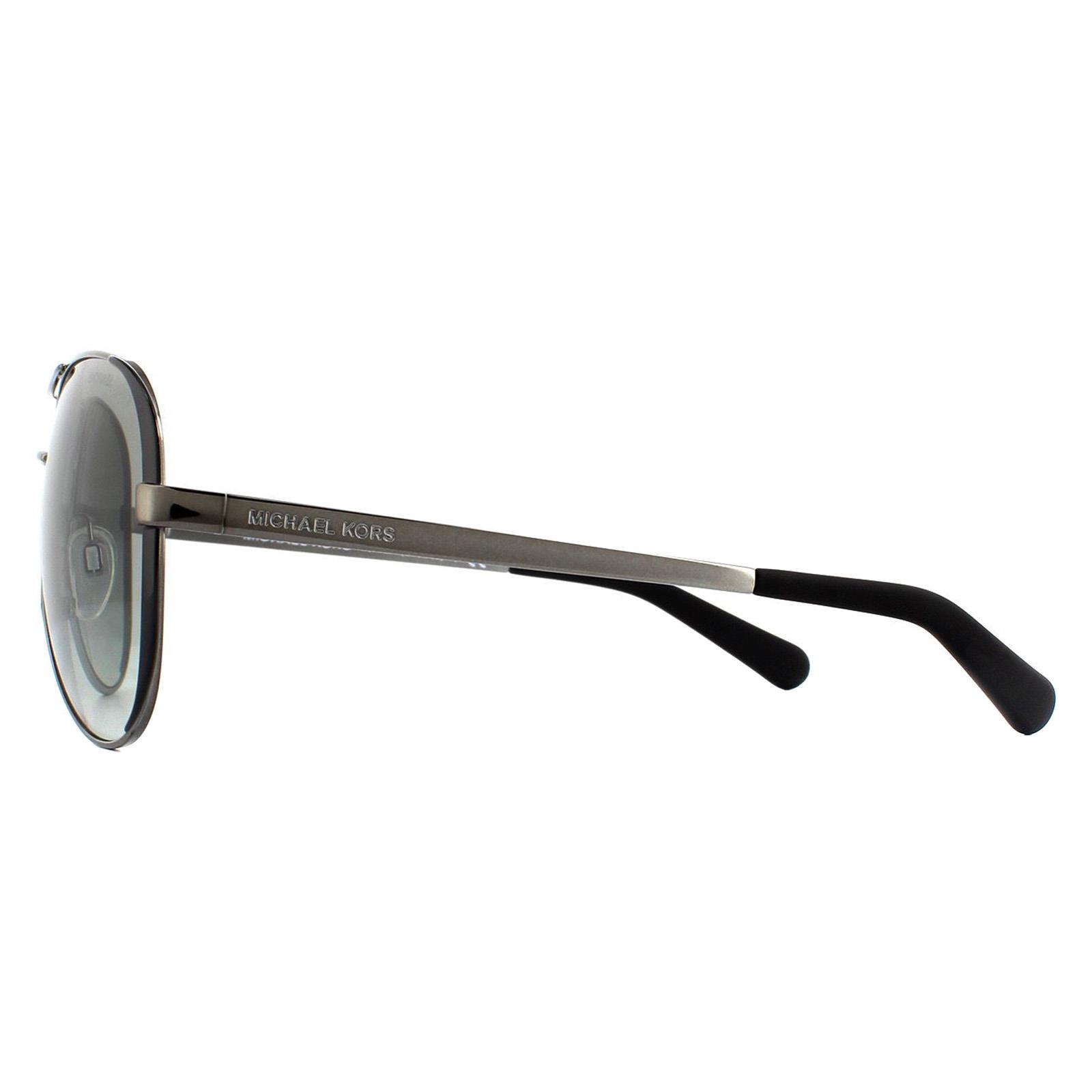 Black Aviator Gunmetal Black Grey Gradient Sunglasses, Image 3 of 4