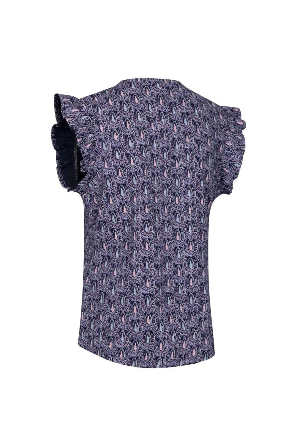 Navy Salma Jersey TShirt, Image 2 of 2