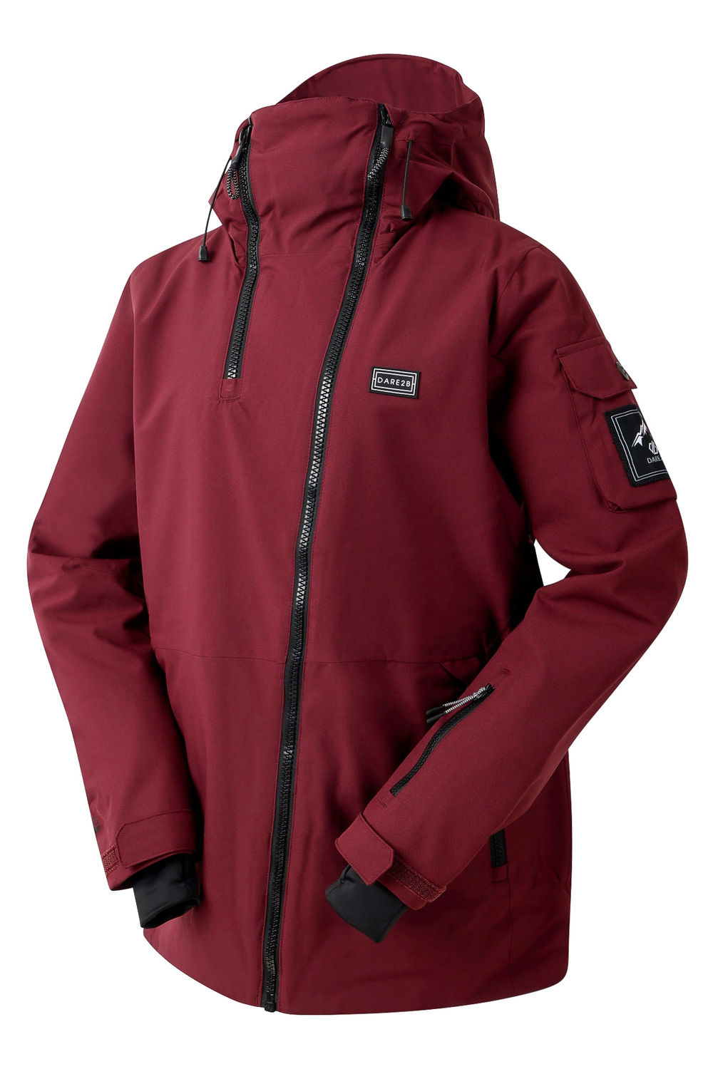 Plum Gnarly Waterproof Ski Jacket, Image 3 of 5