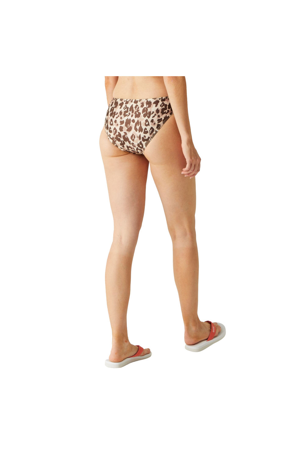 Natural Aceana Leopard Print Bikini Bottoms, Image 4 of 4