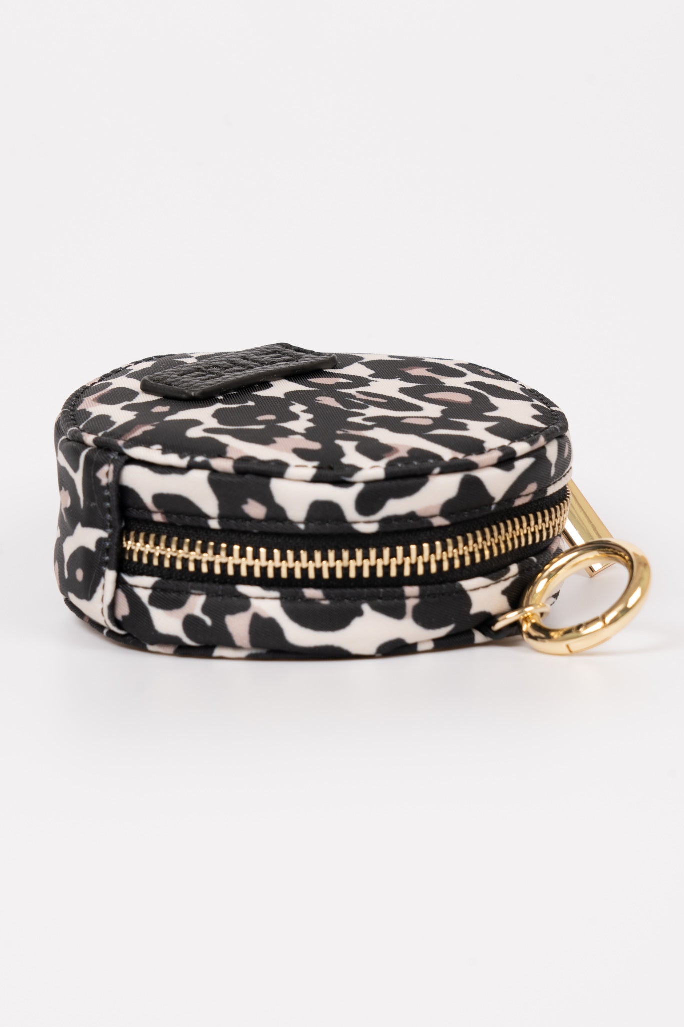 Cream Leopard Round Coin Purse, Image 3 of 3