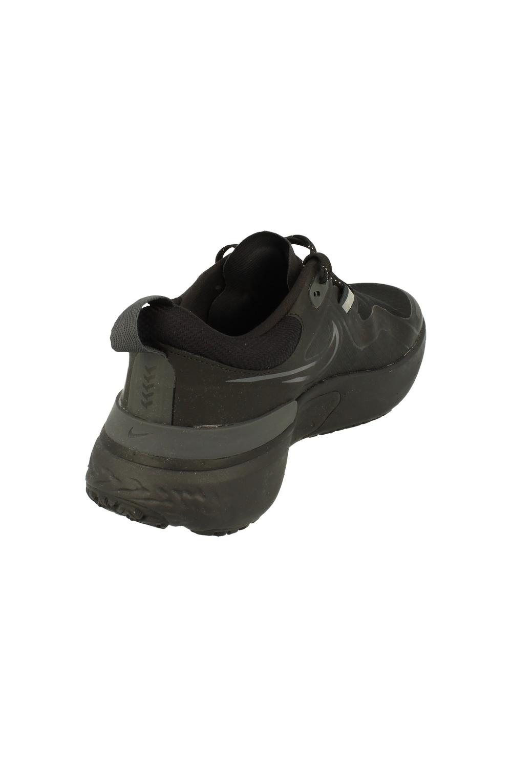 Black Nike Womens React Miler Shield Running Trainers, Image 4 of 6