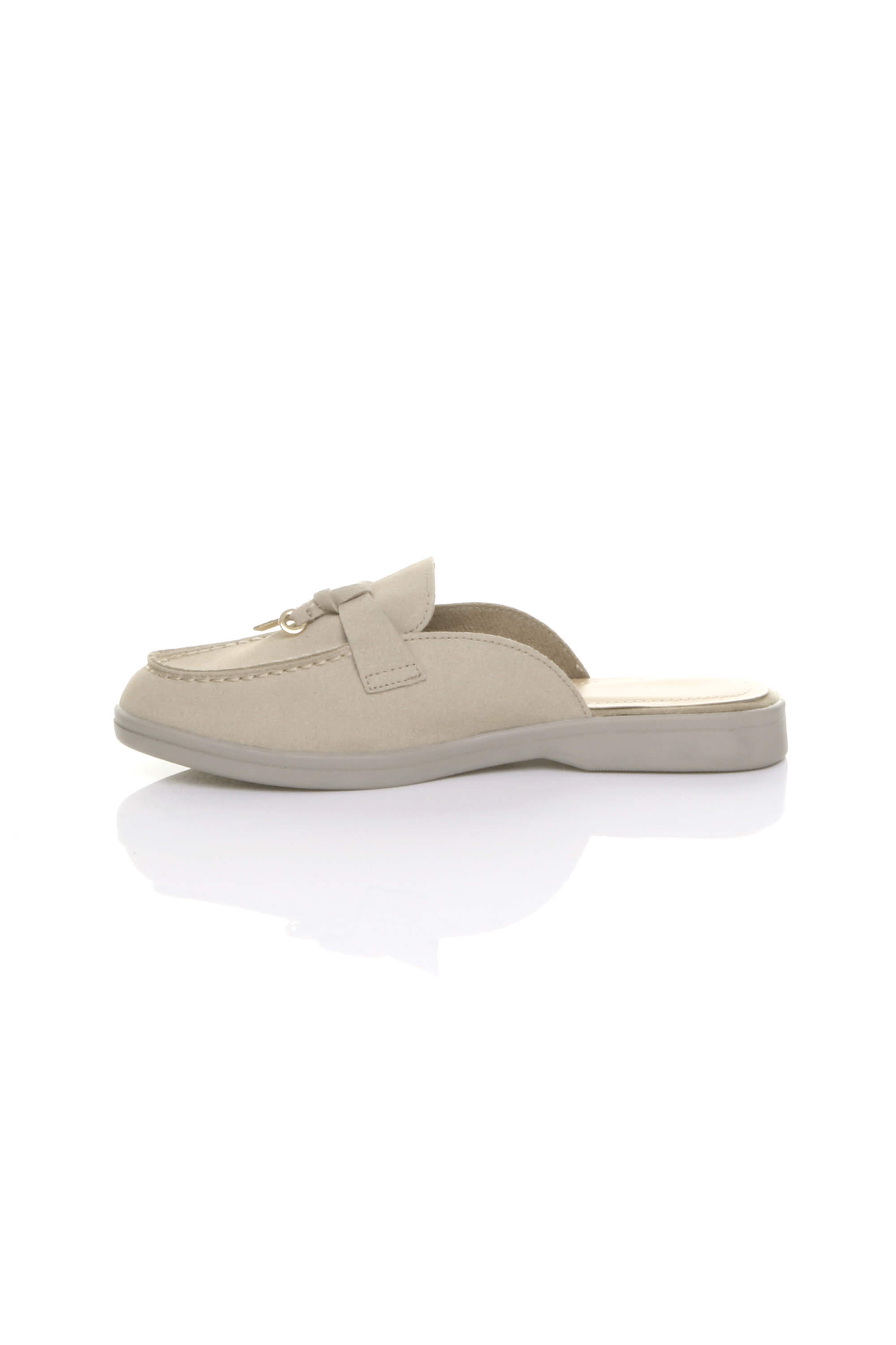Flat Slip On Open Back Loafers Mules, Image 3 of 4