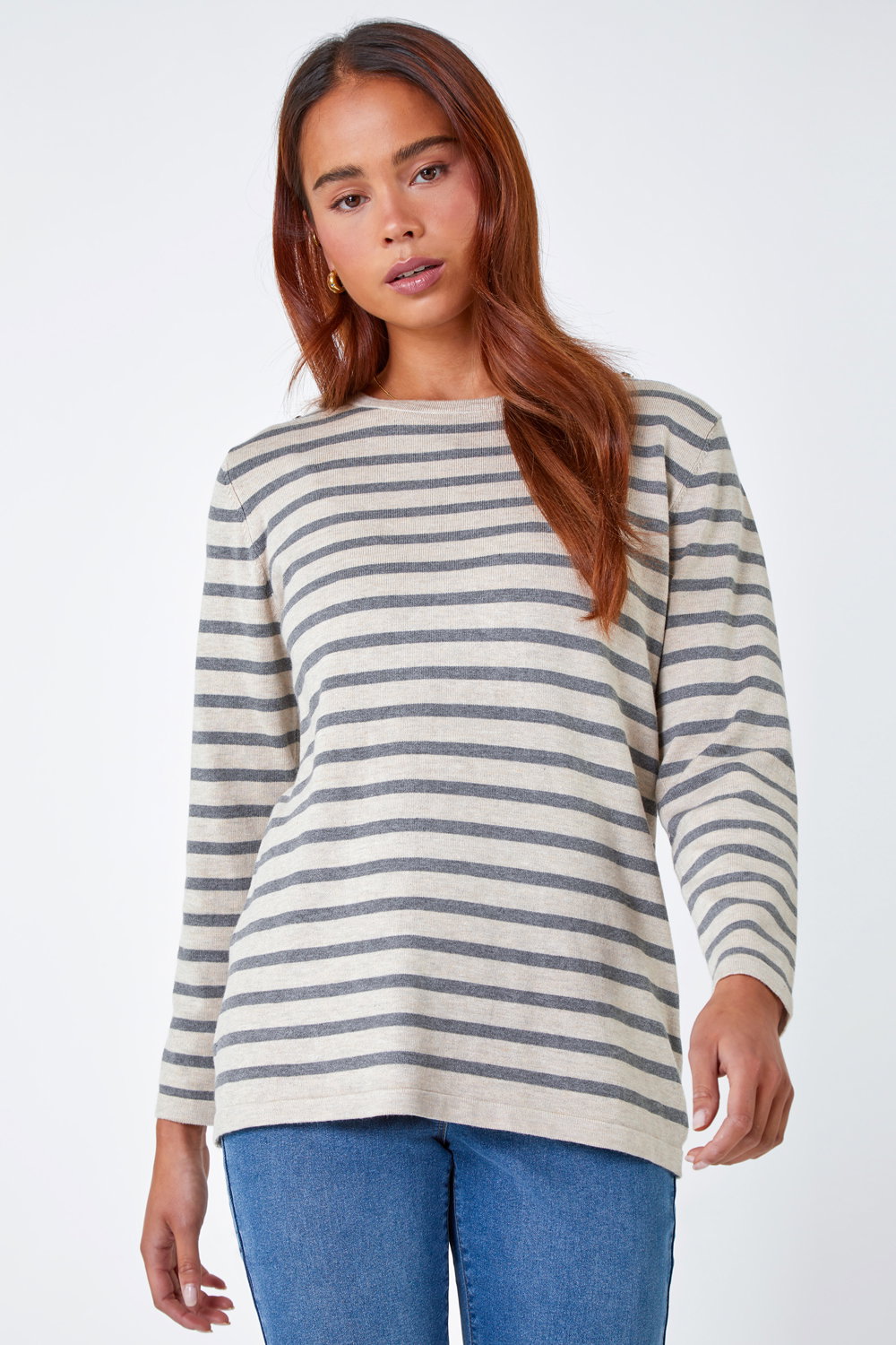 Stone Stripe Twinset Jumper main image 1