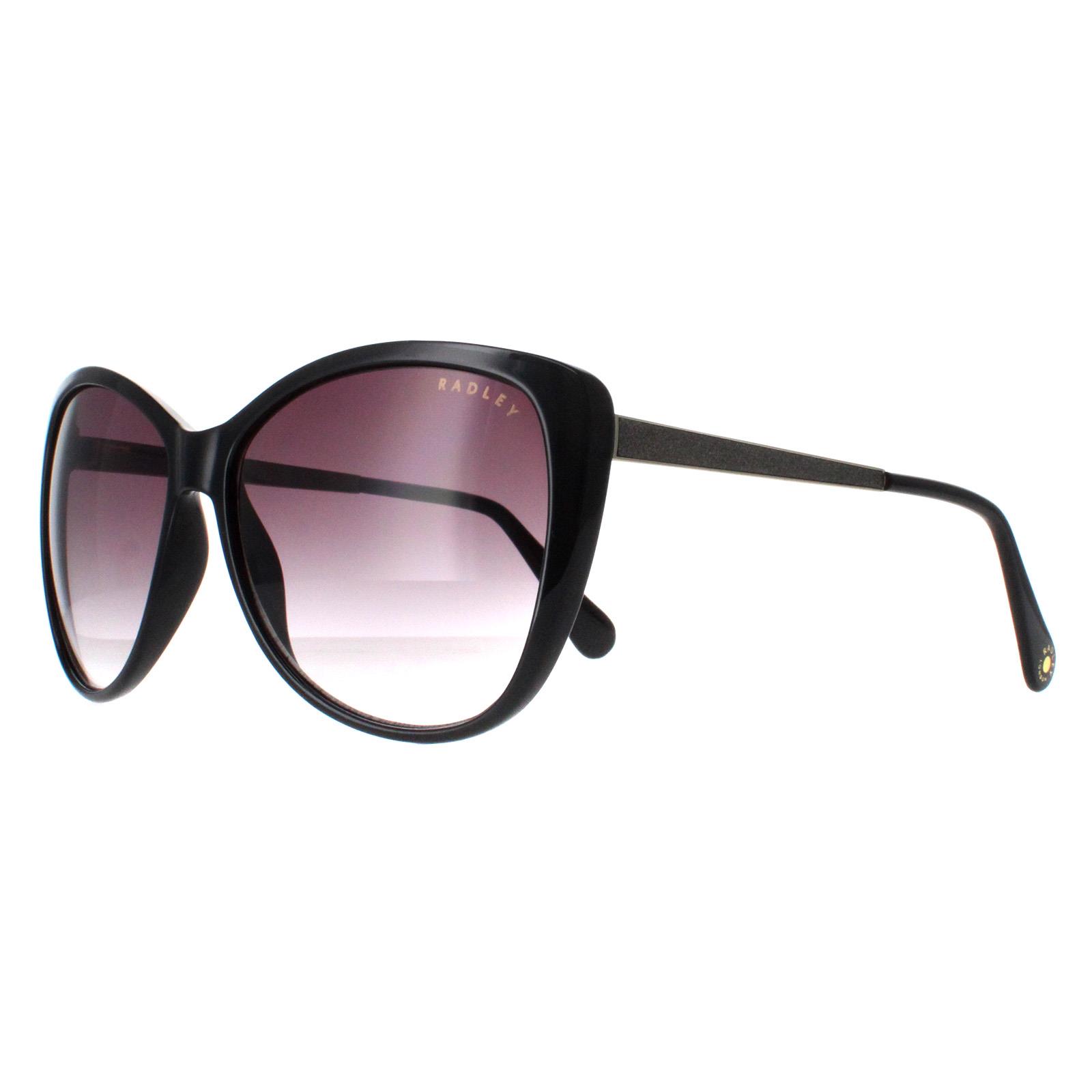 Black Cat Eye Glossy Black Purple Gwyneth, Image 2 of 4