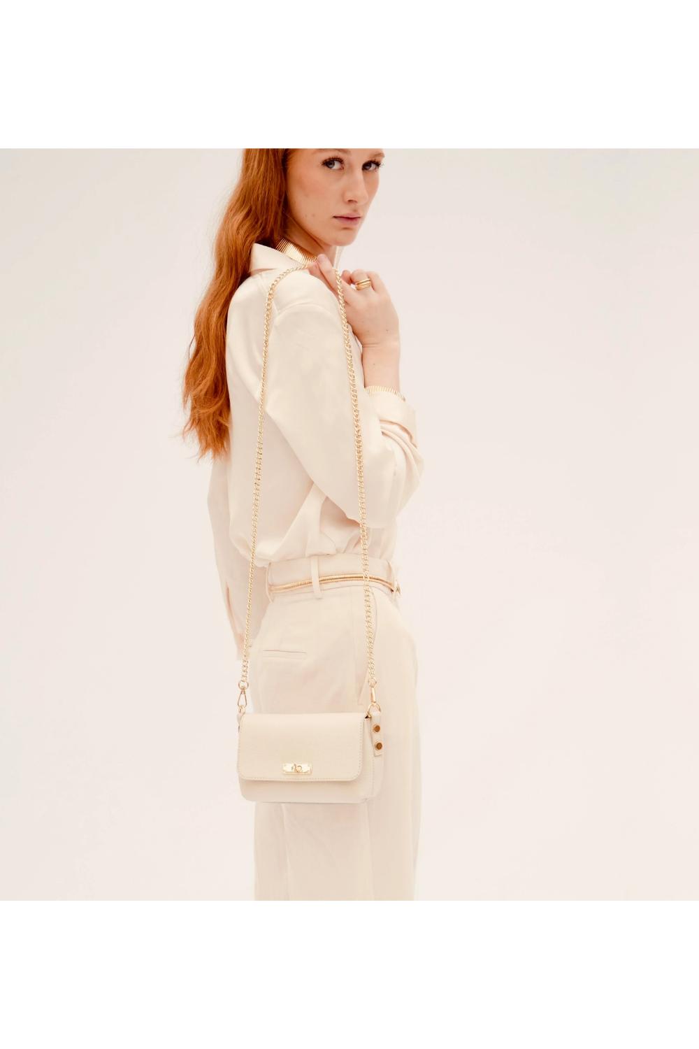 Stone The Maisie Mini Stone Leather Bag, Image 2 of 7