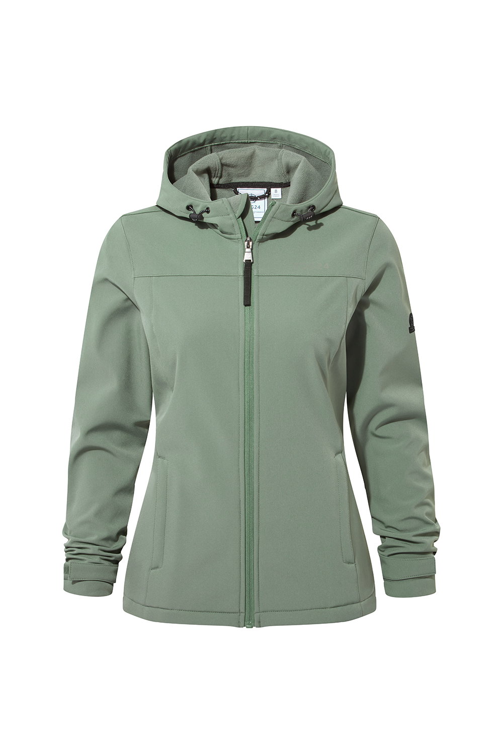 Pale Green Keld Shower Resistant Hooded Jacket, Image 6 of 6