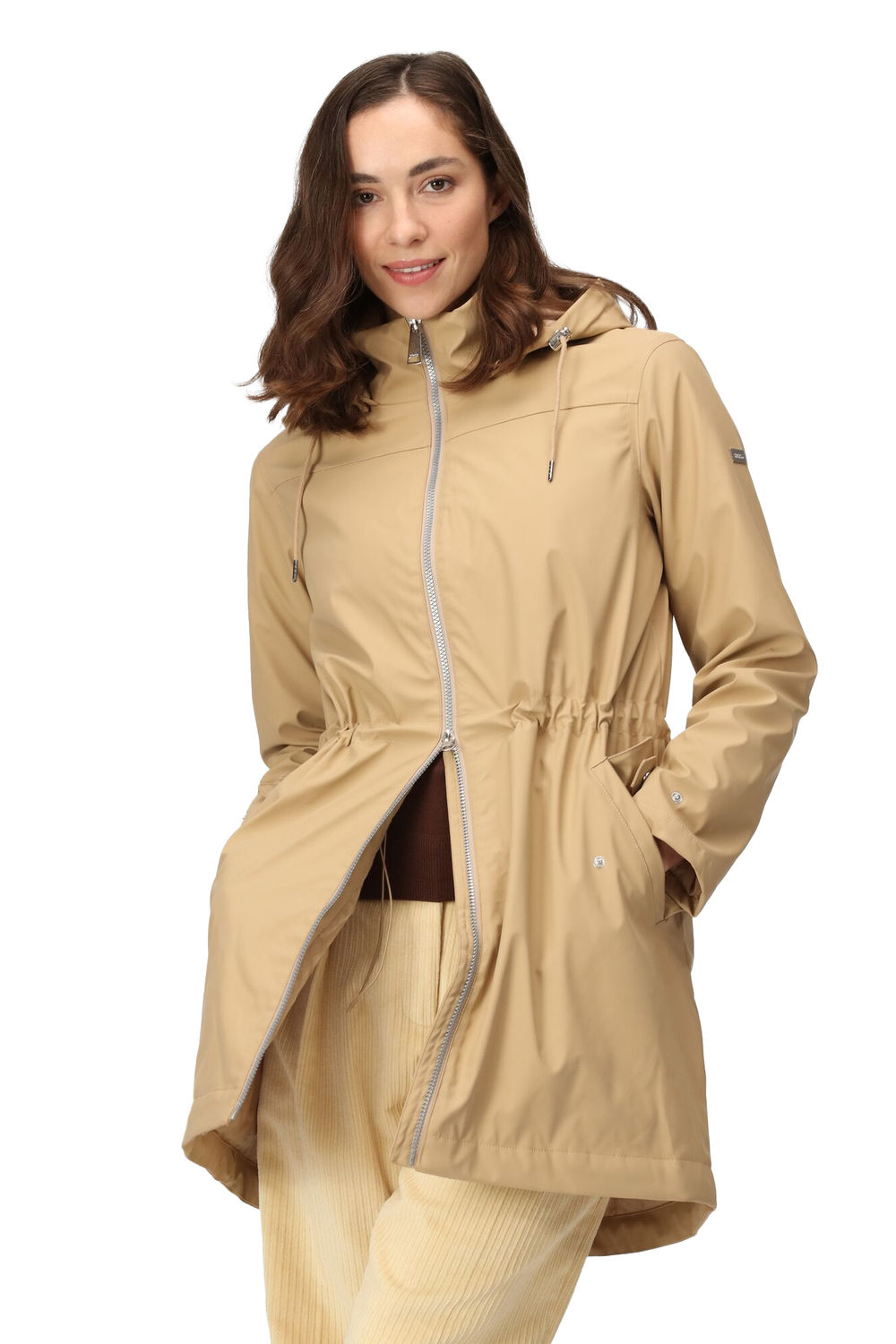 Natural Regatta Natural Fantine Baffled Padded Jacket, Image 3 of 5