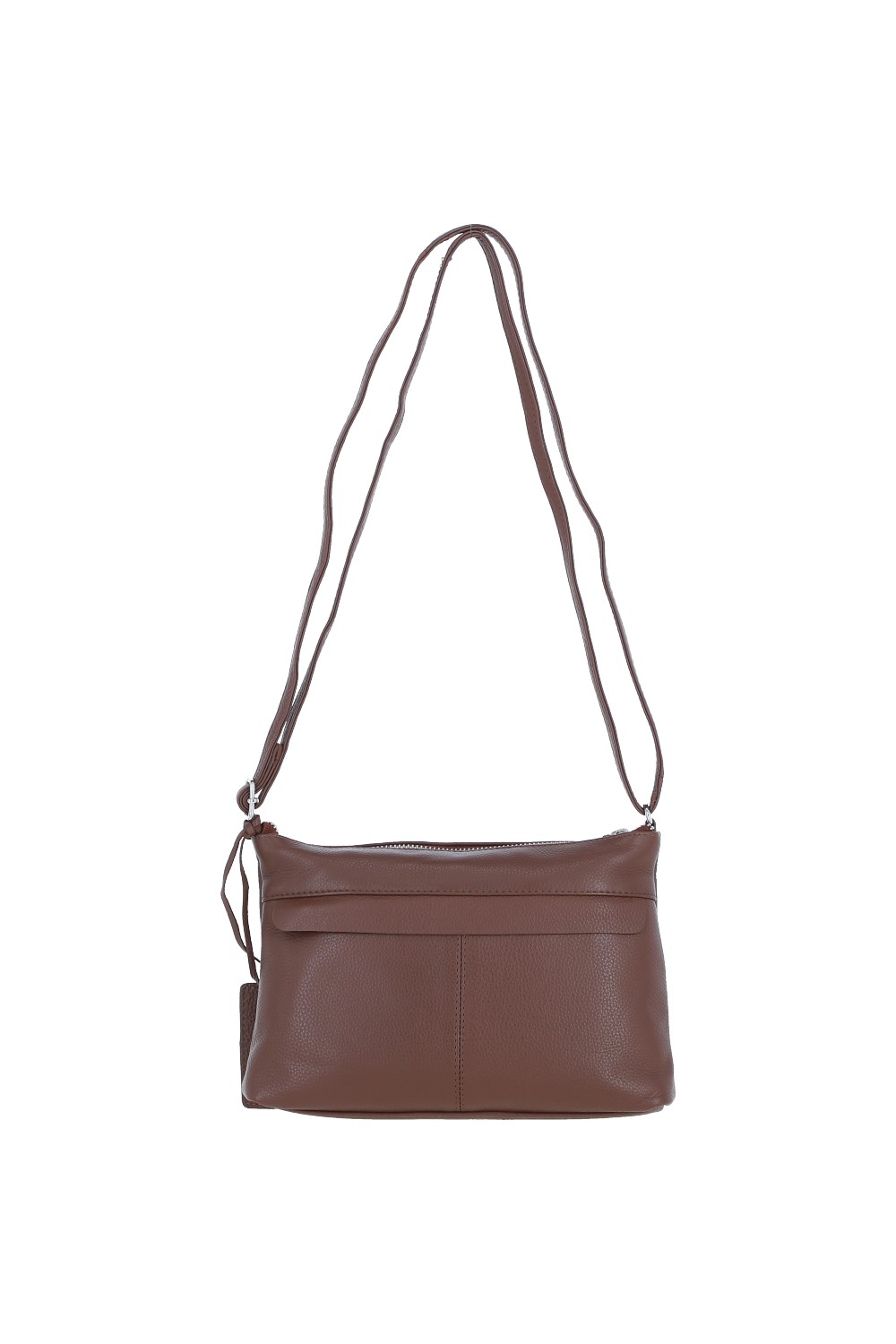 Brown 'Bristol' Real Leather Crossbody Bag, Image 4 of 5