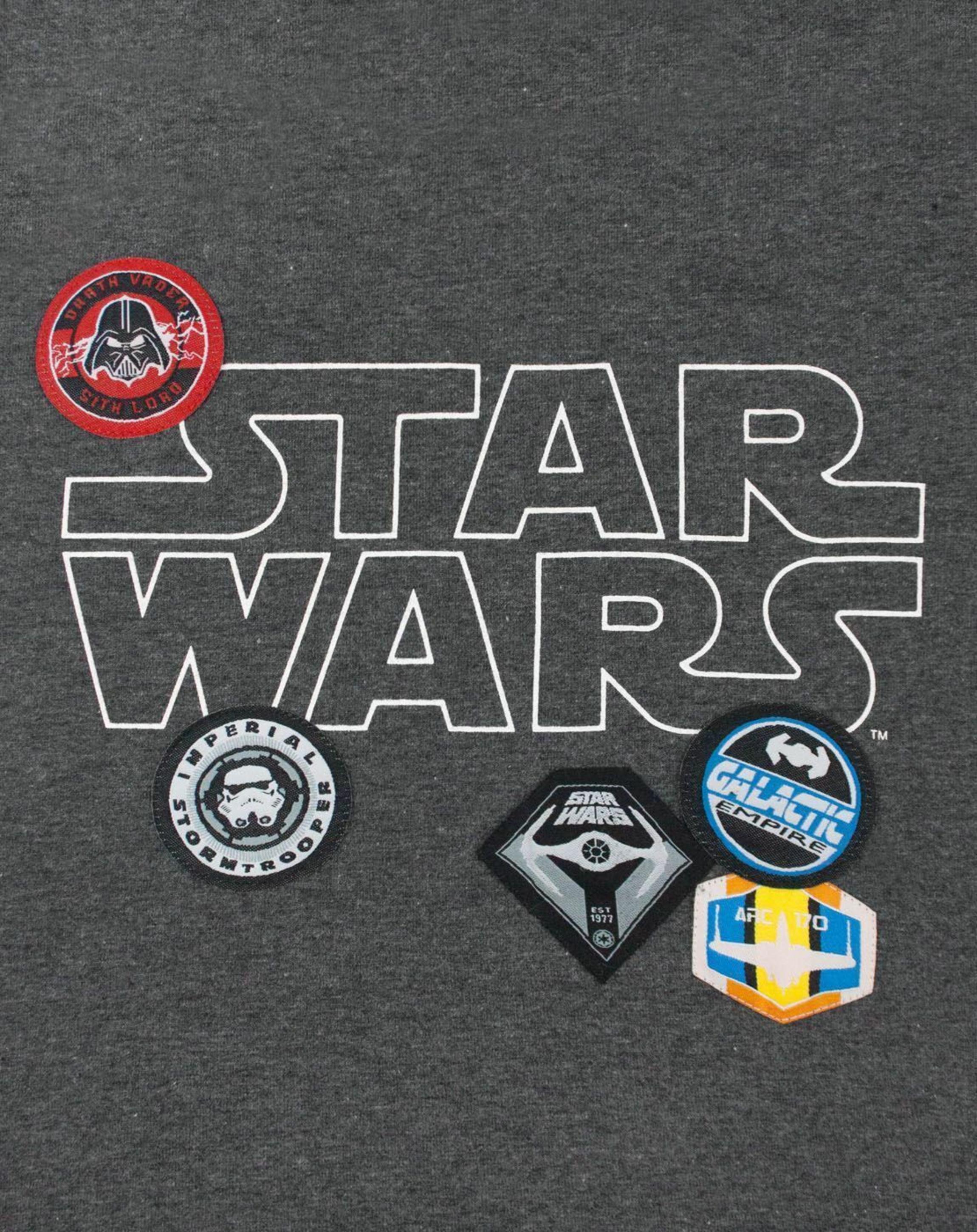 Grey Star Wars Badges Women's T-Shirt, Image 4 of 6