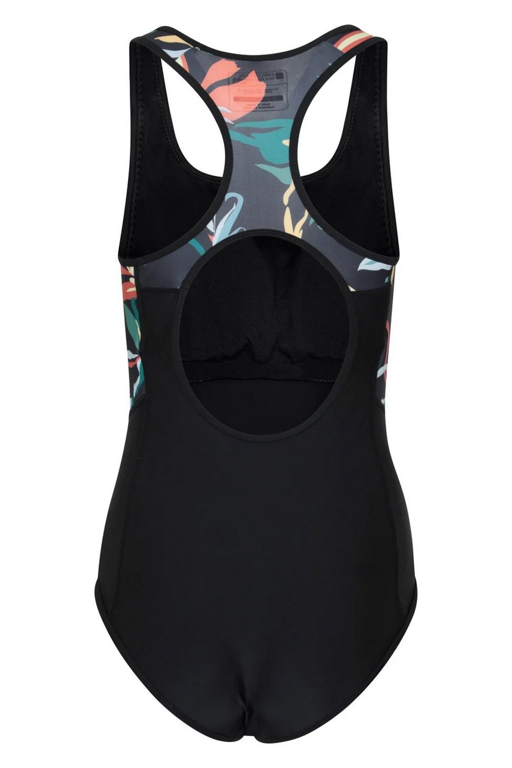 Black Take The Plunge Floral Swimsuit, Image 2 of 6