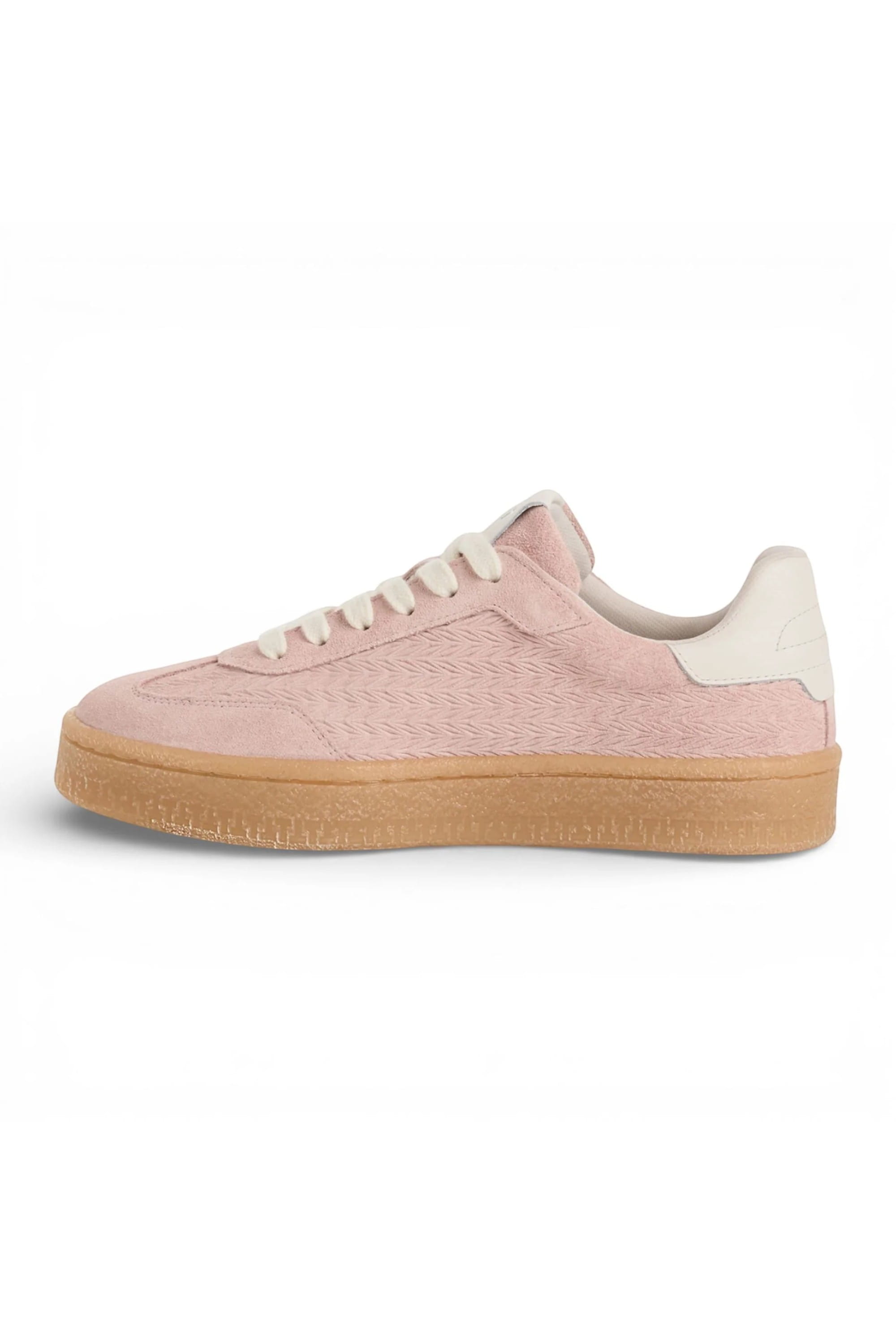 Pink Tamaris Pink Tamaris Womens Pink White Stripe Sneaker, Image 7 of 7