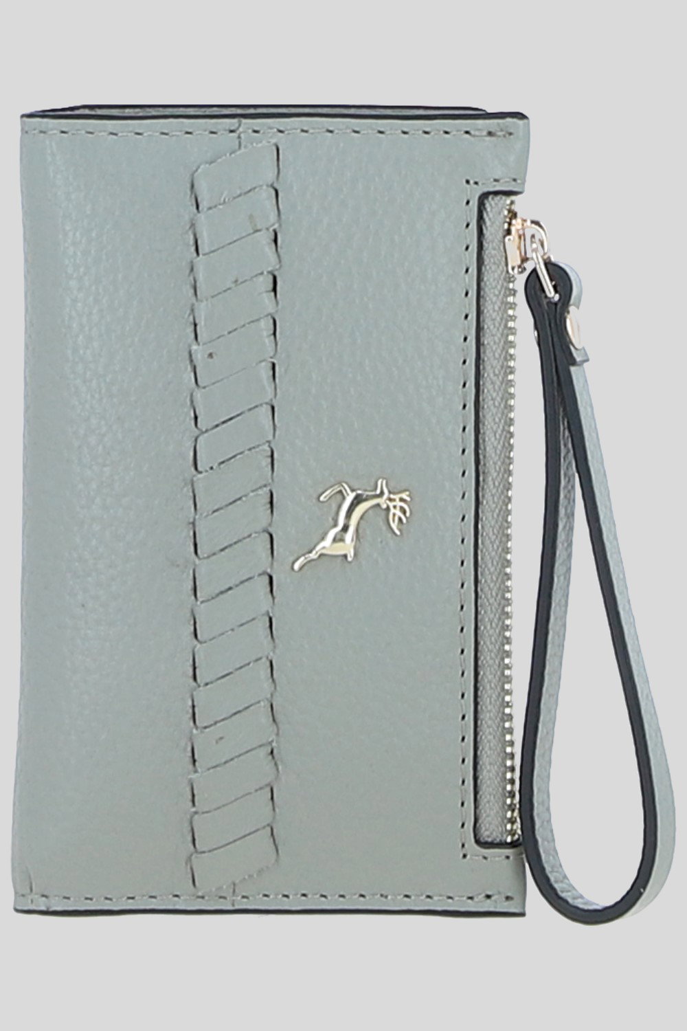Olive 'Vivienna' Real Leather Purse, Image 1 of 4