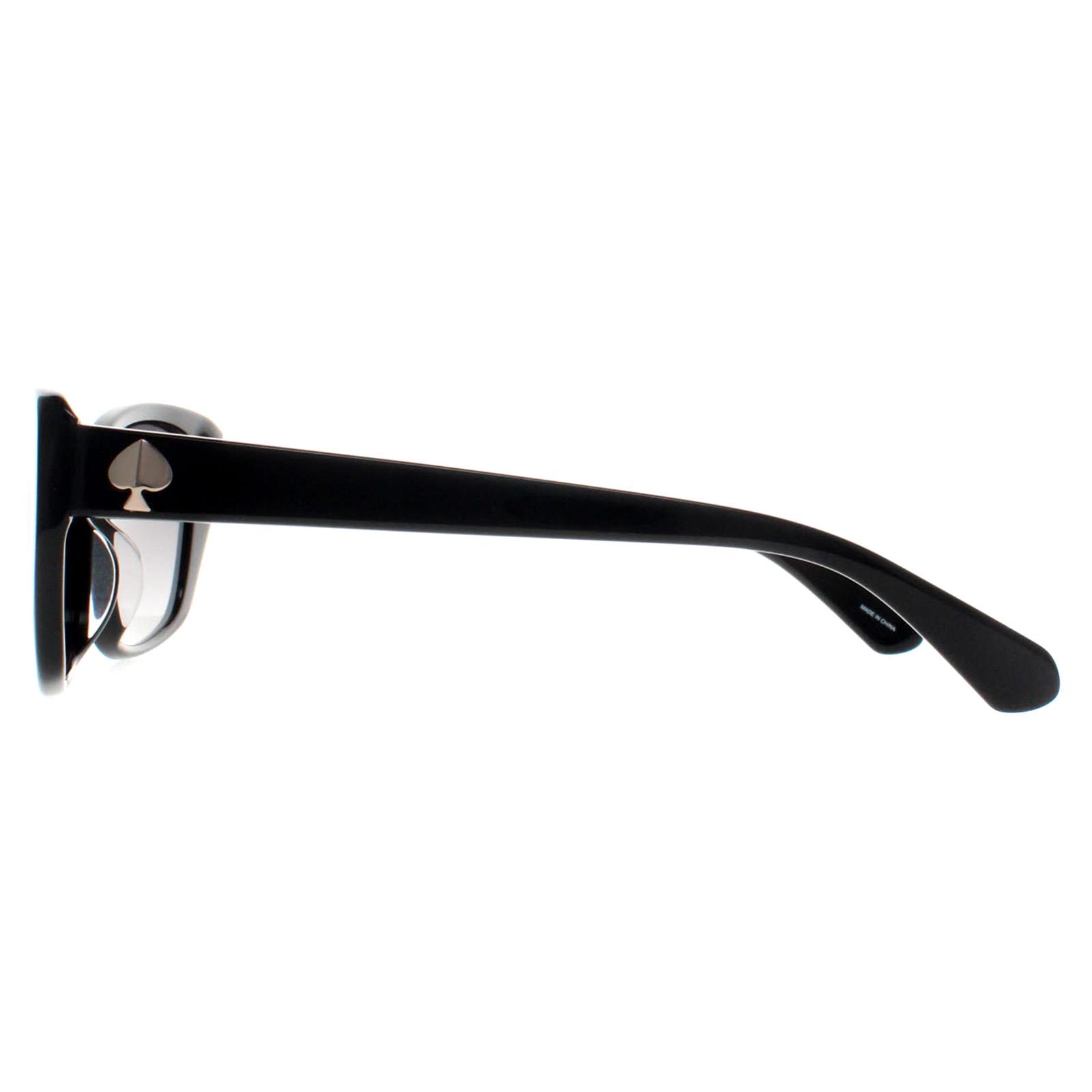 Black Kate Spade Black Rectangle Black Gray Gradient Polarized Kenzie/G/S, Image 3 of 4