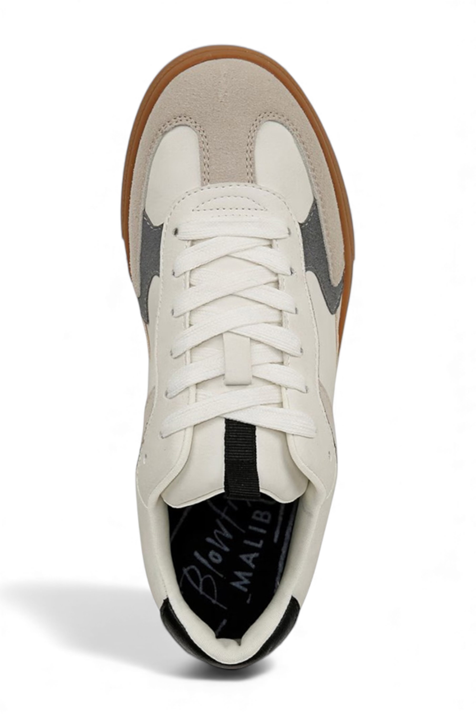 White Blowfish Malibu White Womens "Tastic" Lace-Up Fashion Sneakers, Image 5 of 6