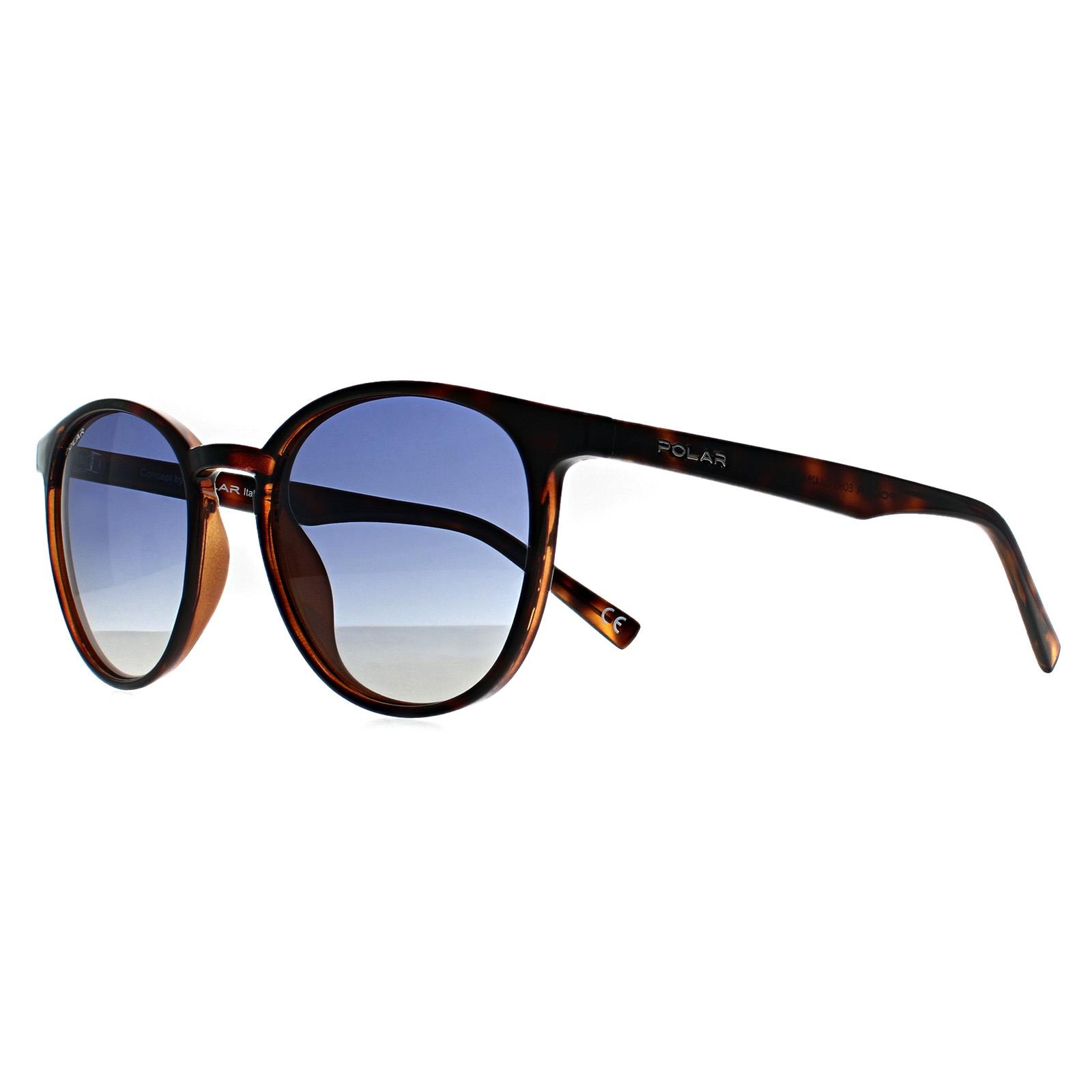 Brown Polar Brown Round Havana Blue Gradient Echo, Image 2 of 3