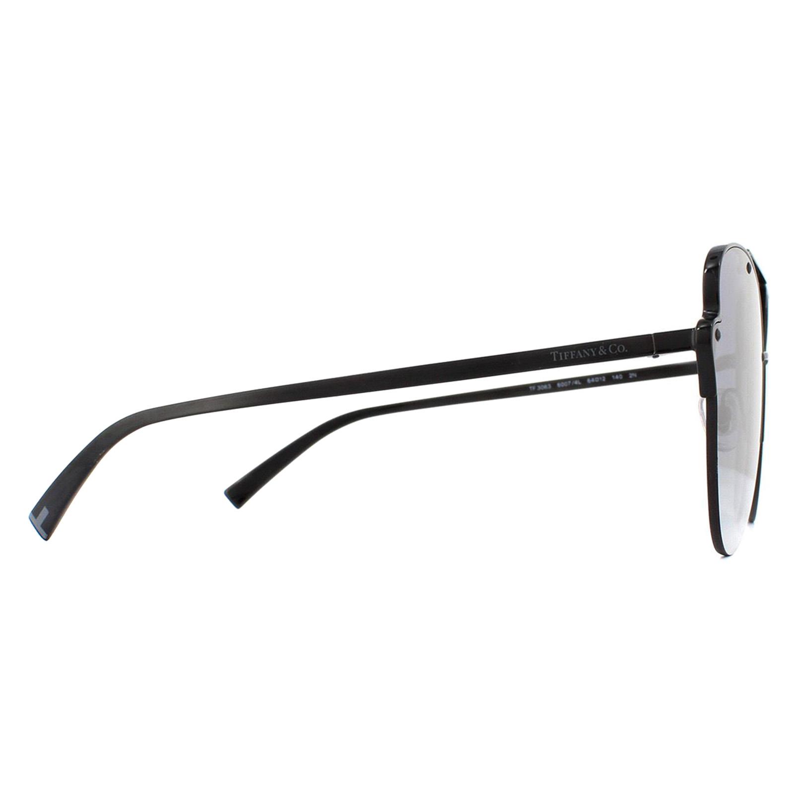 Black Tiffany Black Cat Eye Black Blue Gradient Sunglasses, Image 4 of 4