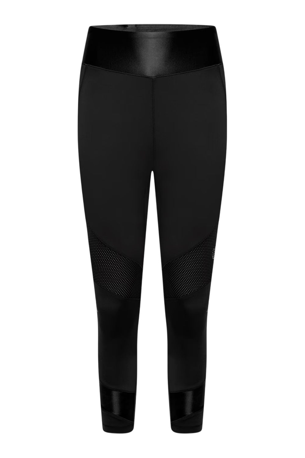Black Dare 2B Black Mesh Panel 3/4 Leggings, Image 1 of 3