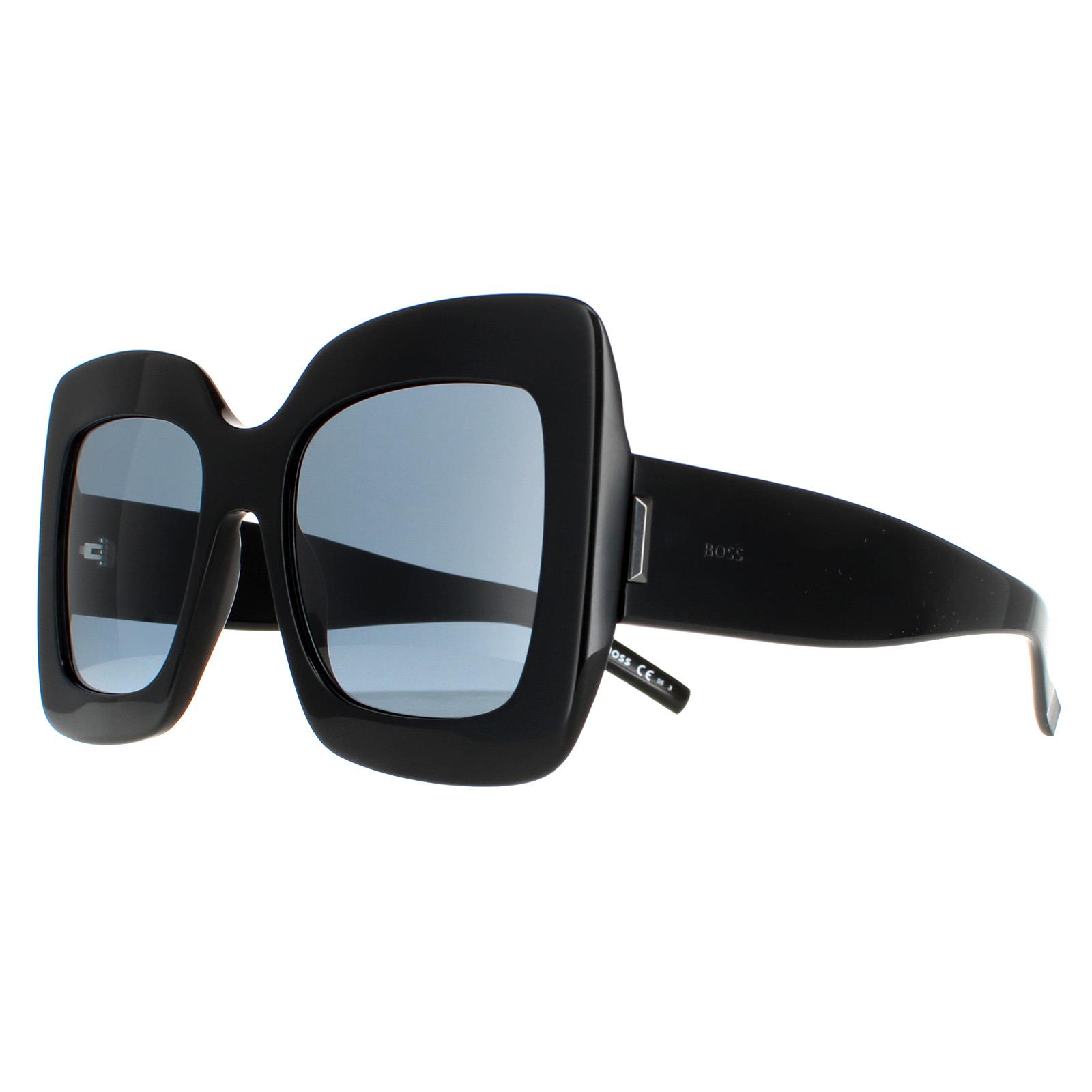 Black Hugo Boss Black Square Black Grey BOSS 1385/S, Image 2 of 6