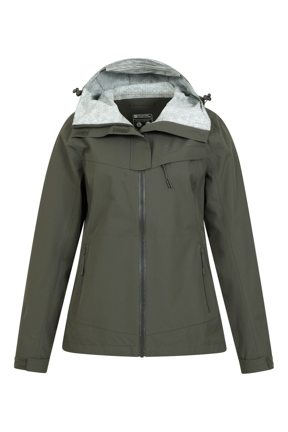 Khaki Arlberg 2.5 Layer Waterproof Jacket, Image 5 of 5