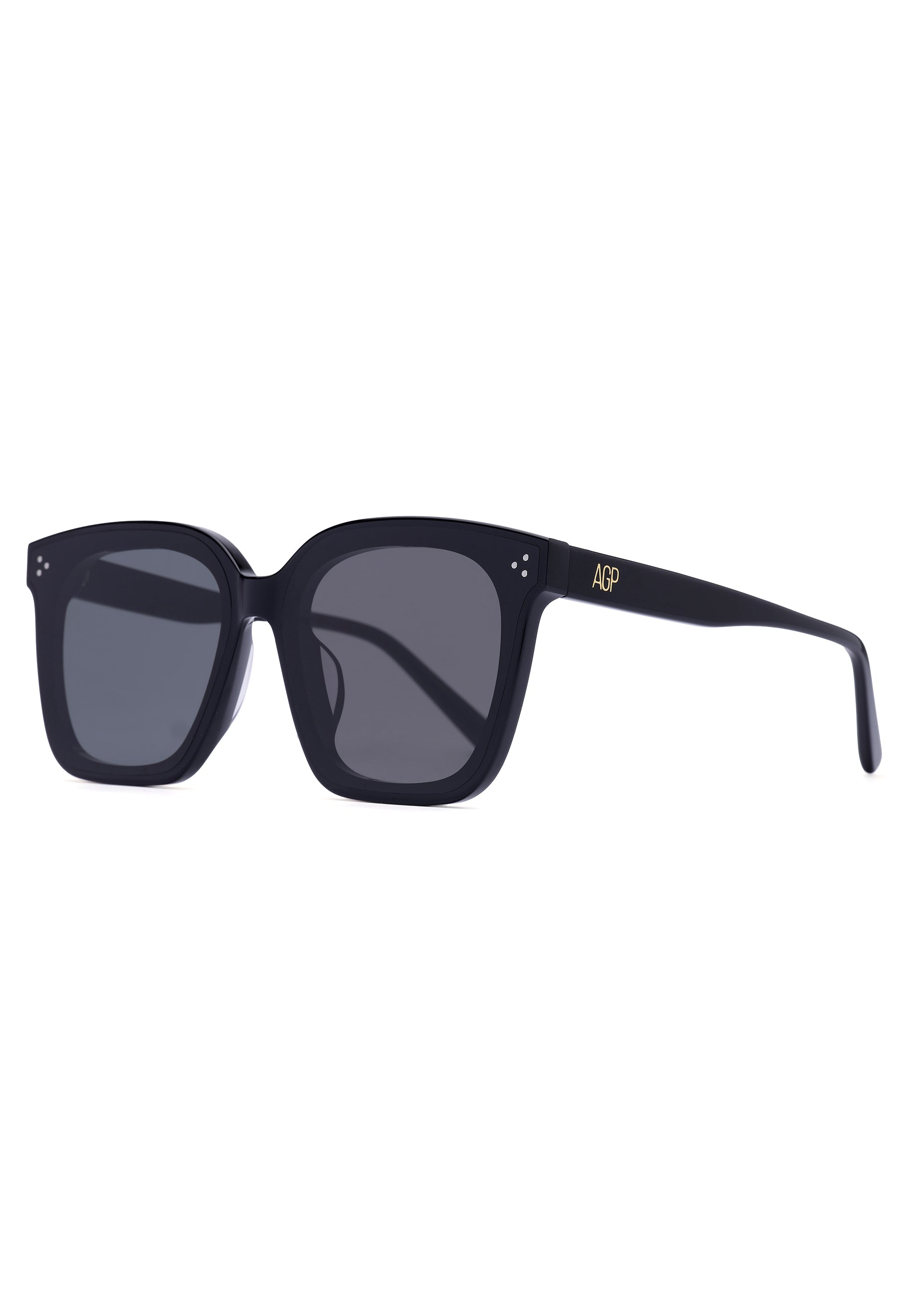 Black Classic Square-Frame Urban Sunglasses
