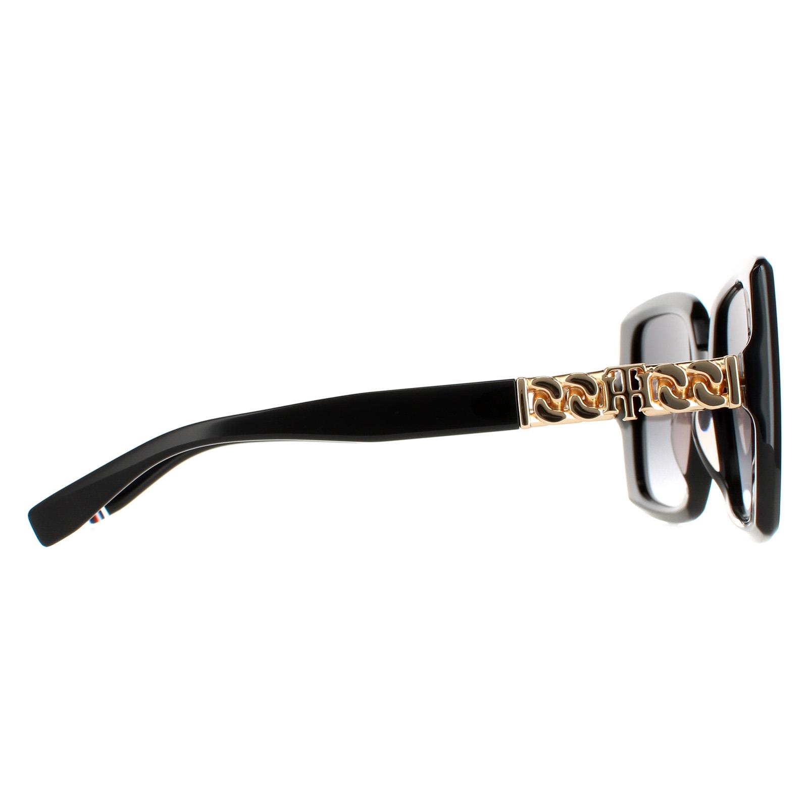 Black Tommy Hilfiger Black Square Black Dark Grey Gradient TH 1894/S, Image 4 of 4