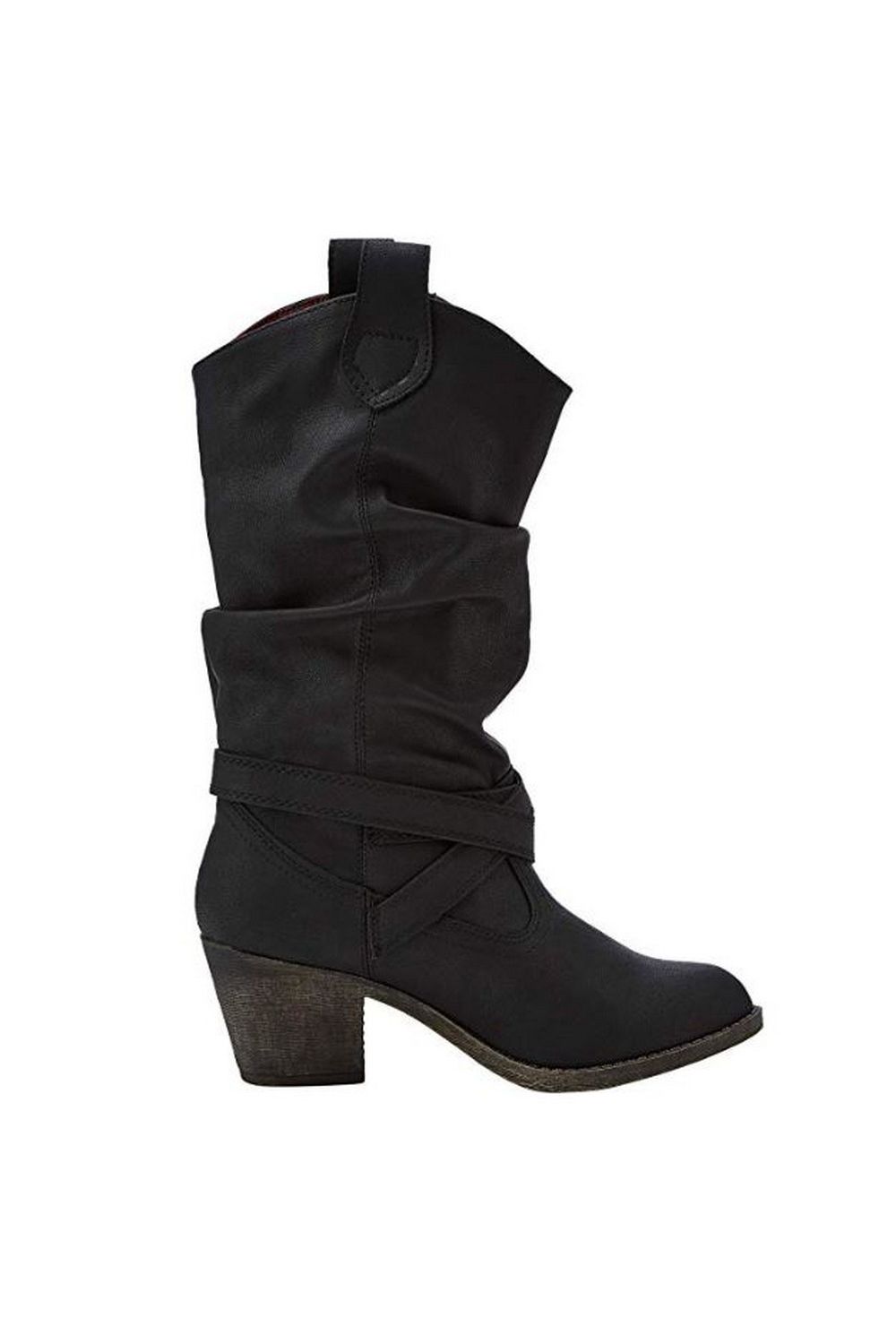 Black Sidestep MidCalf Western Boot, Image 1 of 4