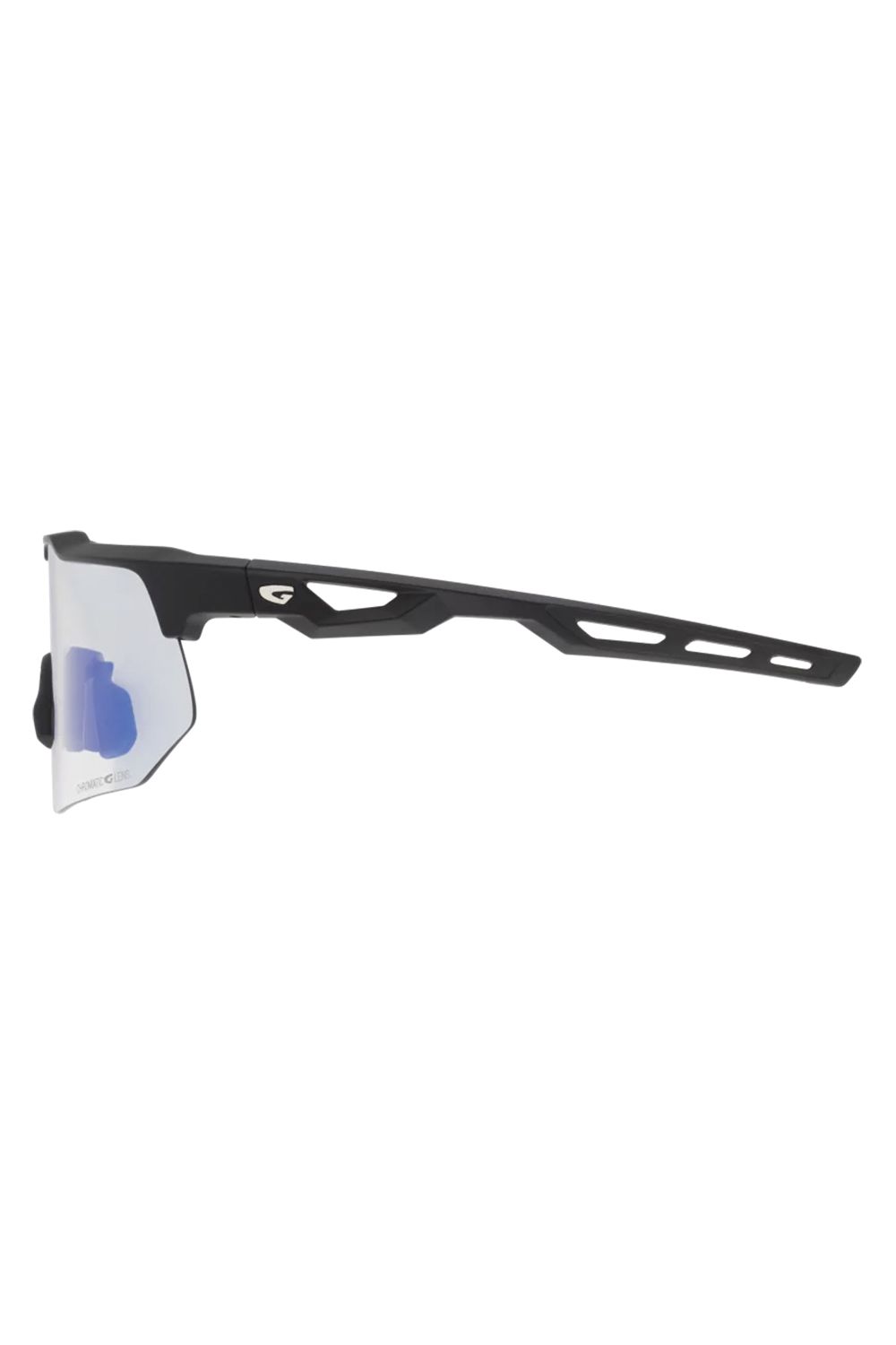 Black Loki Photochromic UV400 Cycling Sunglasses with Mirror Scratch-Resistant Lens, Image 5 of 5