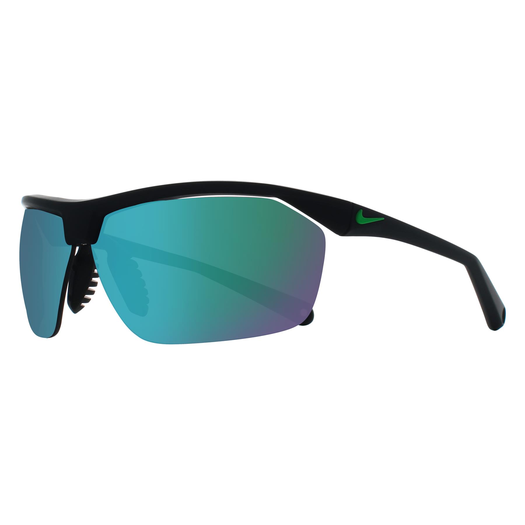 Black Nike Black Shield Matte Black Grey Green Mirrored Tailwind 12 EV1128, Image 2 of 3
