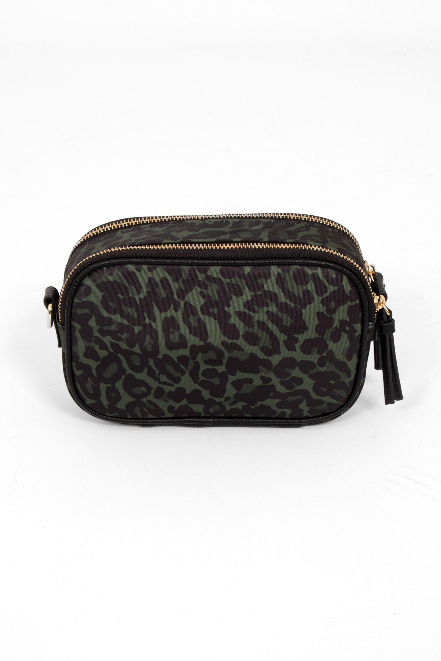 Khaki Etre Khaki Leopard Crossbody Camera Bag, Image 2 of 2