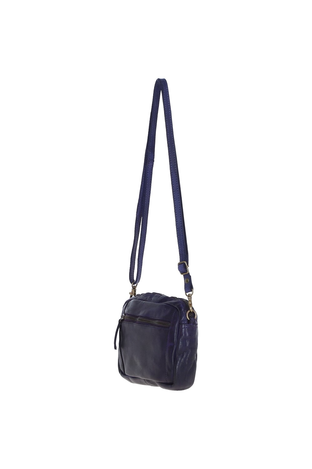 Purple Ashwood Leather Purple Real Leather Vintage Cross Body Bag, Image 3 of 5