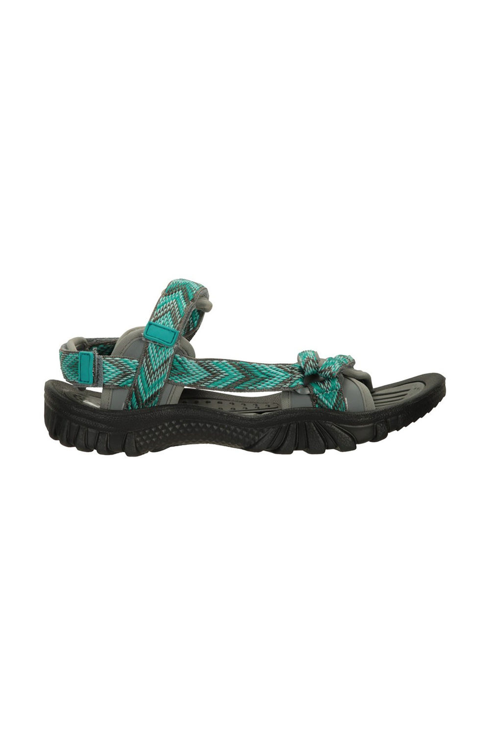 Blue Cyprus Chevron Sandals, Image 4 of 7